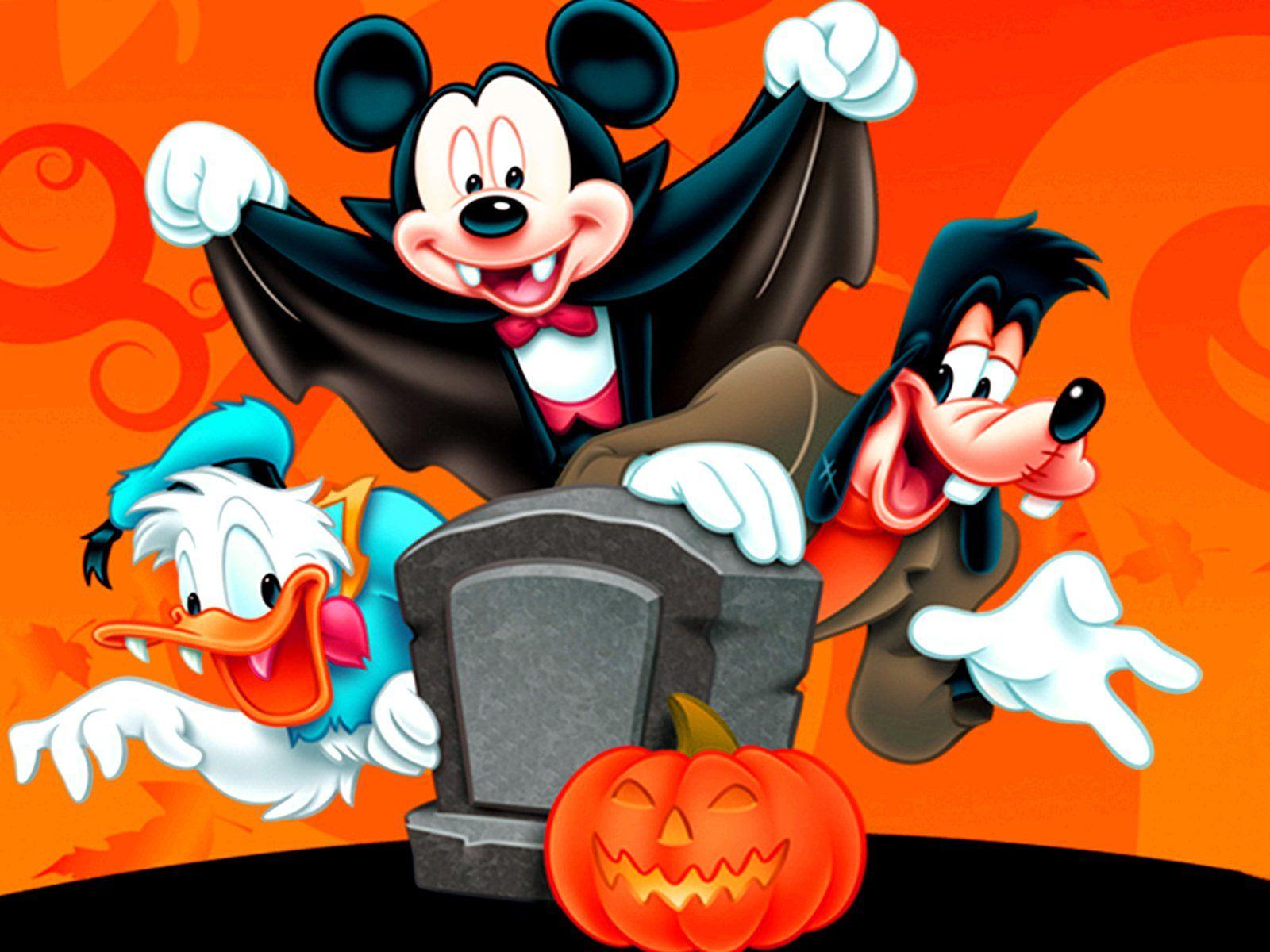 1600x1200 Funny Halloween Cartoon HD Wallpaper .