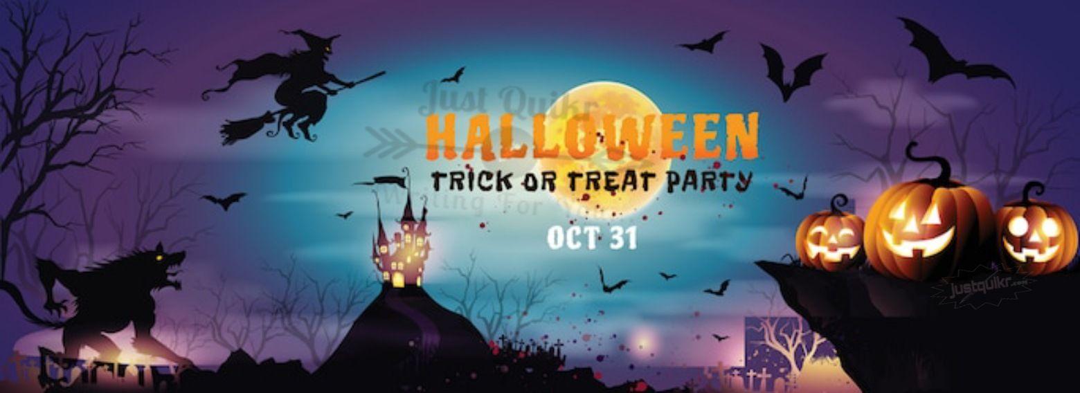 1560x568 Halloween Day Cartoon Werewolf .