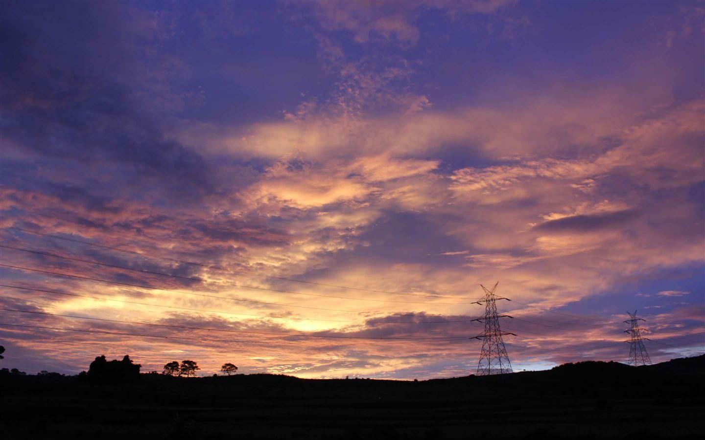 1440x900 Purple Yellow Sky MacBook Air Wallpaper .