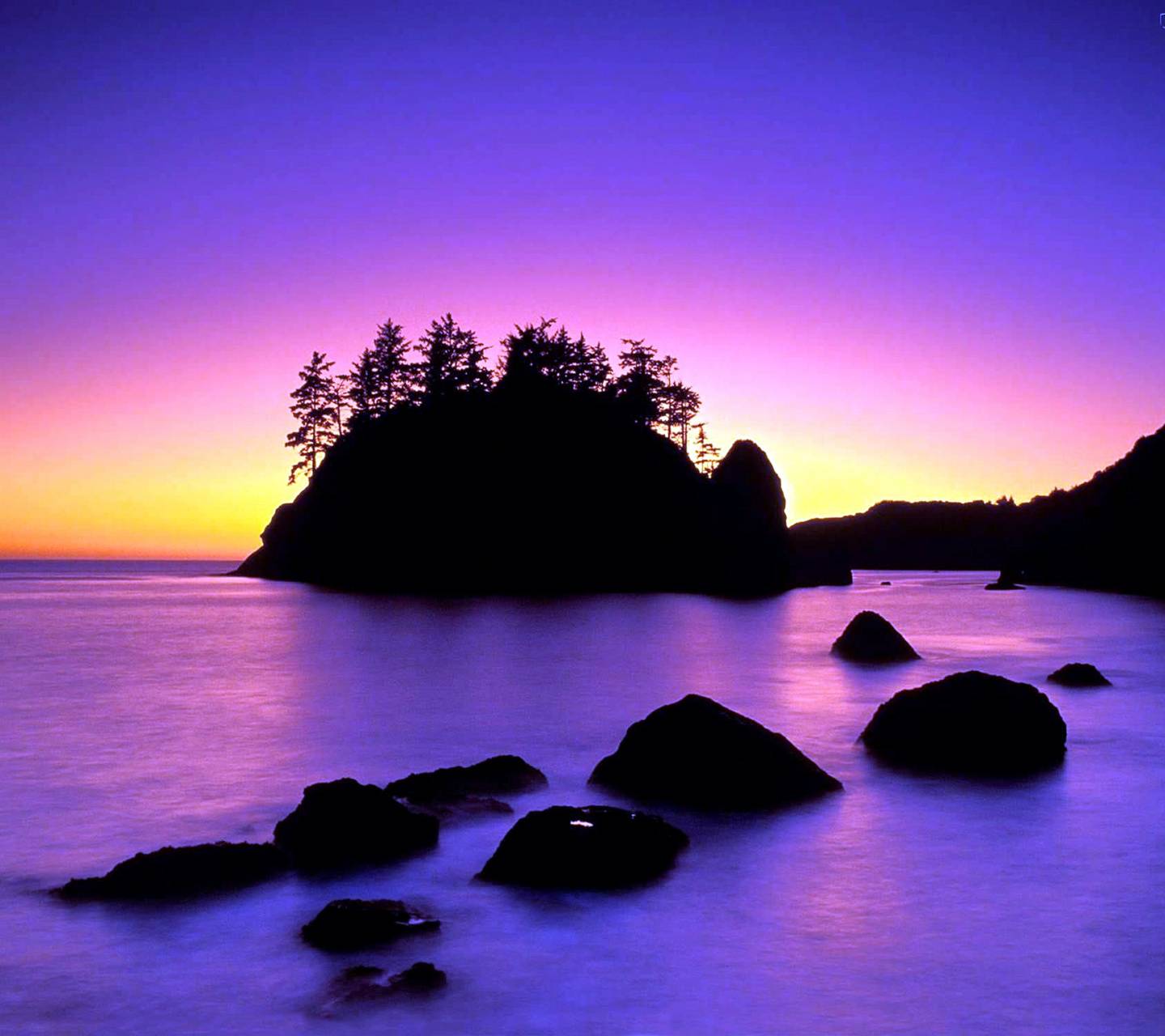 1440x1280 sunset island wallpaper by floradam .