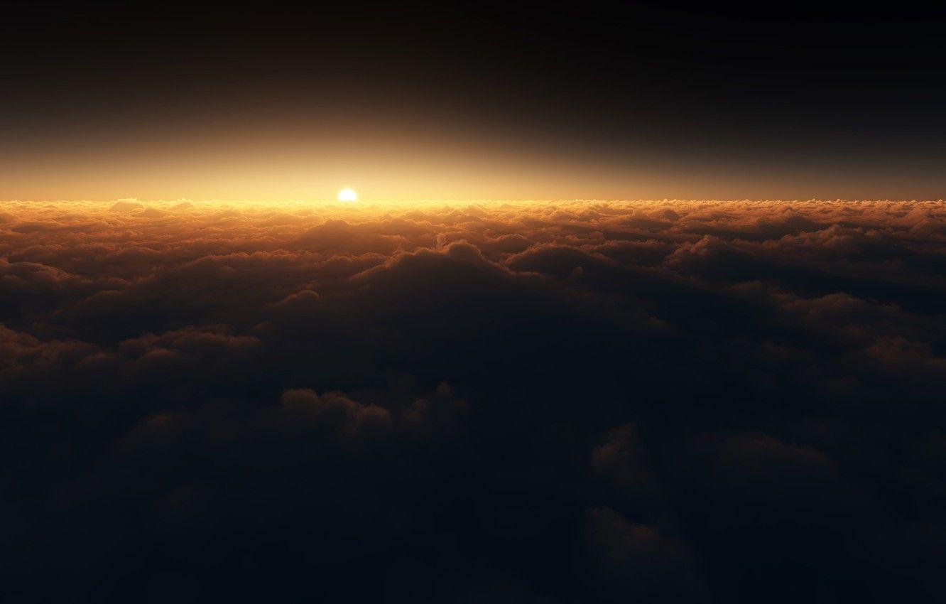 1332x850 sun, clouds, shifted reality, spectral .