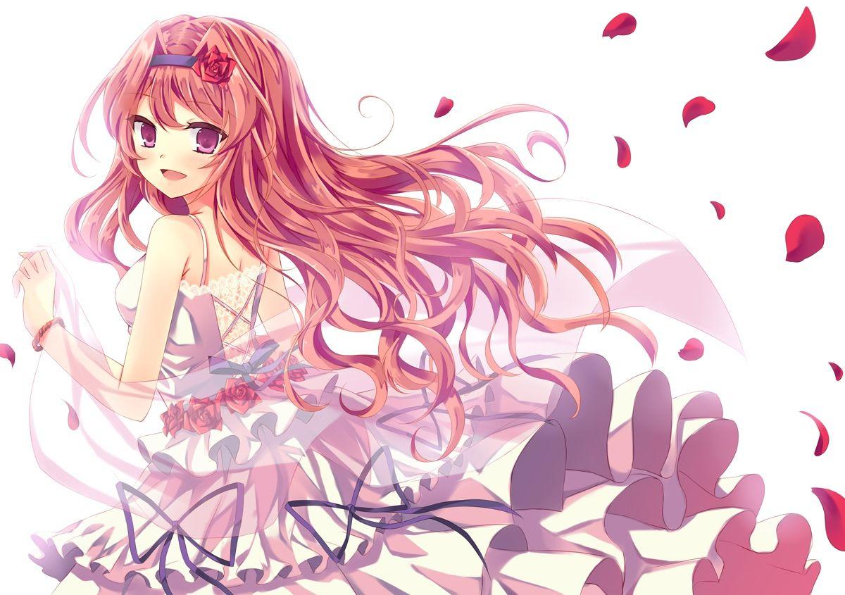 1200x845 Anime Girl Peach Hair .line.