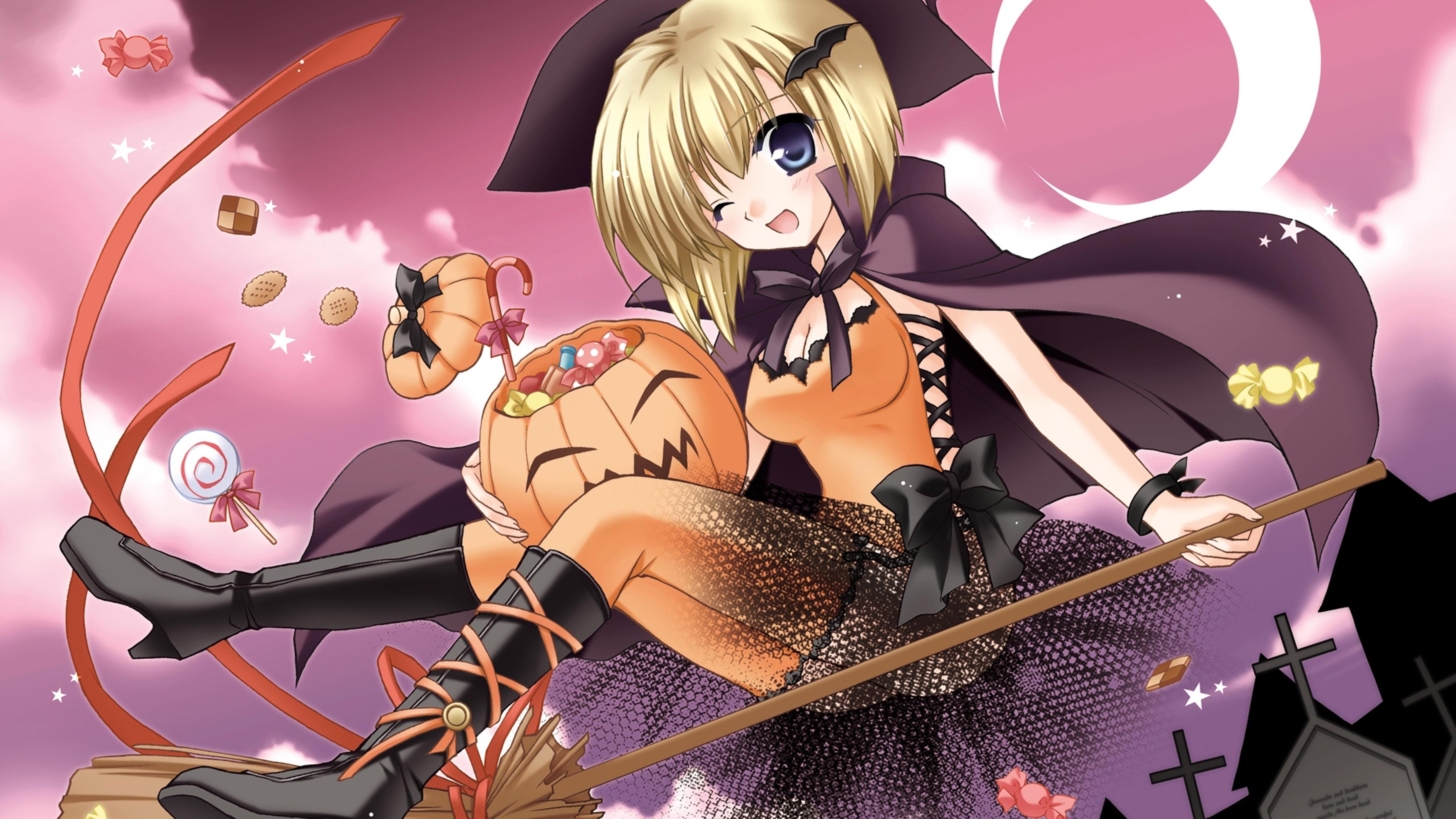 5120x2880 broom anime