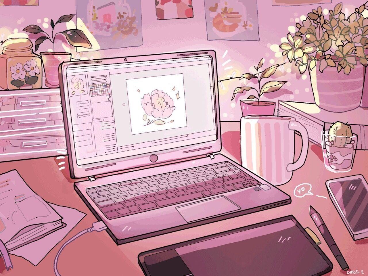 1280x960 Anime Aesthetic Wallpaper Laptop Hdcontohsoalunbk 14.