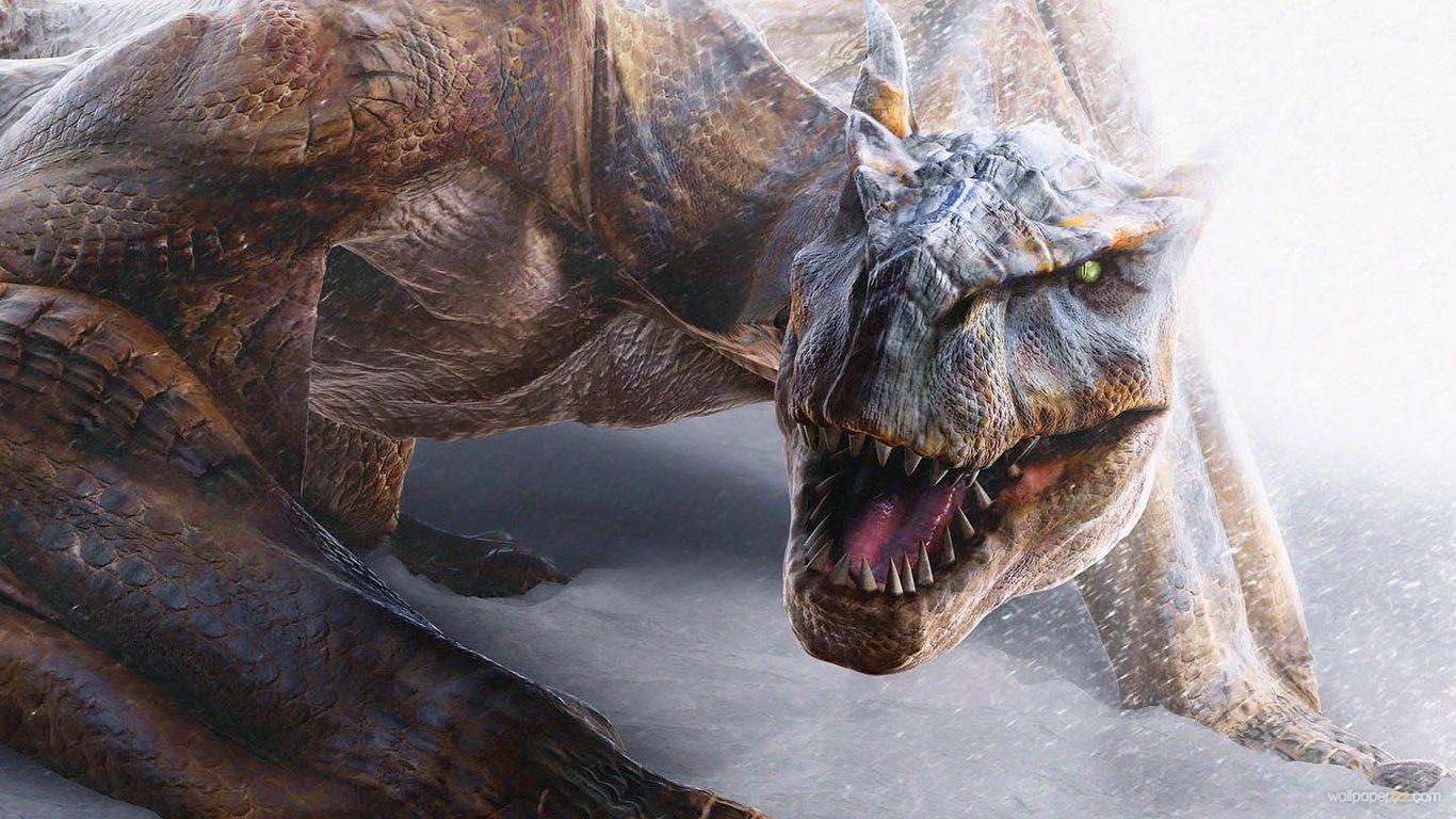 1366x768 Download The Evil Dragon HD Wallpaper .com