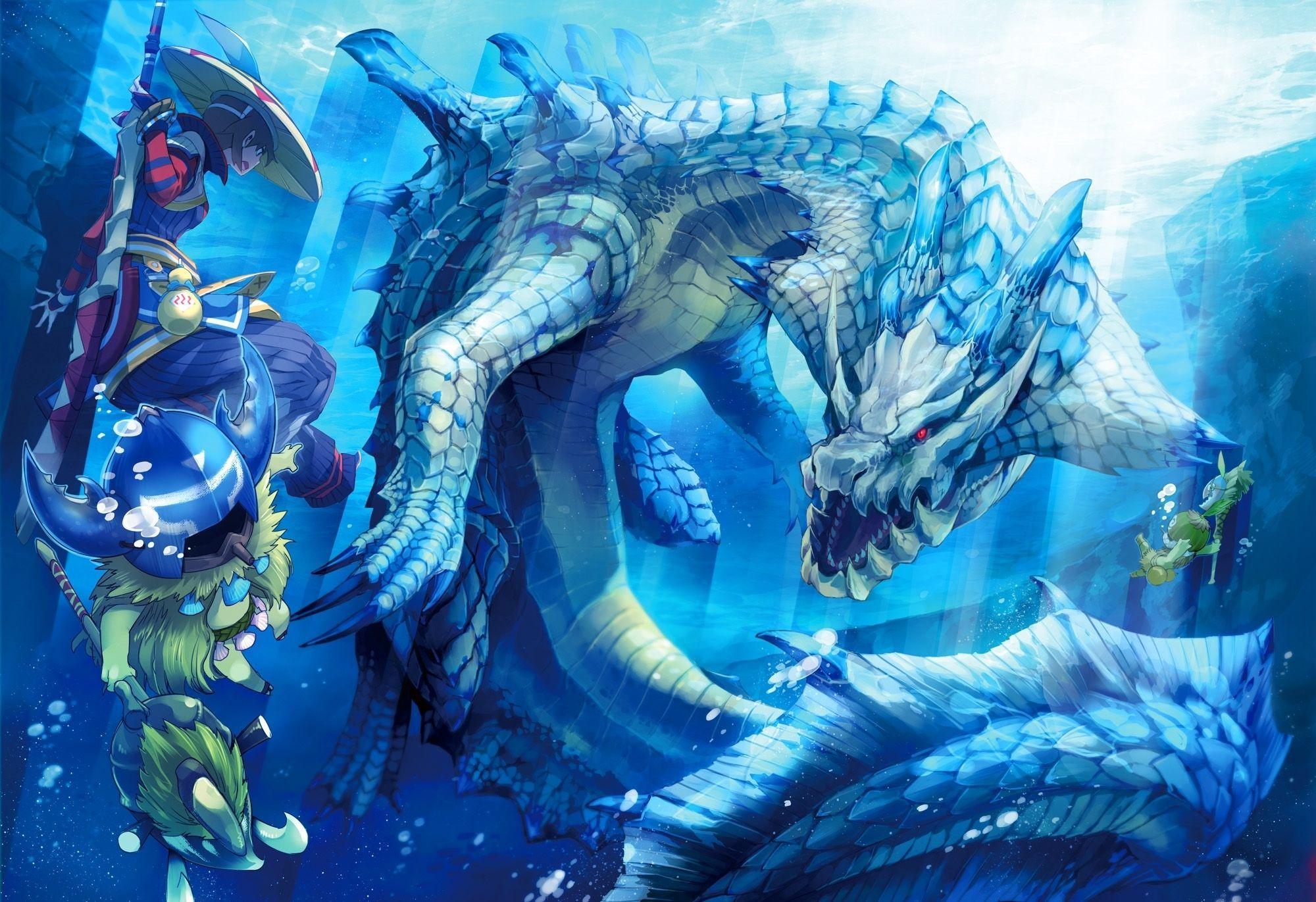 2000x1371 Monster Hunter Monster Wallpaper
