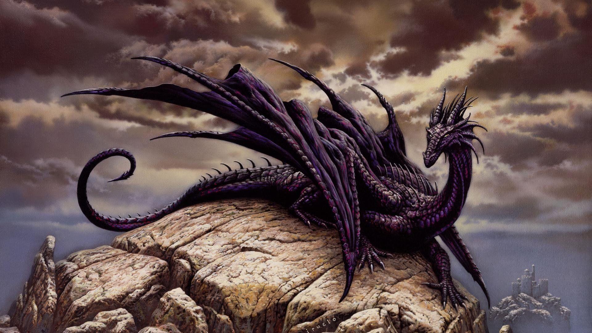 1920x1080 Fantasy art artwork dragon monster .