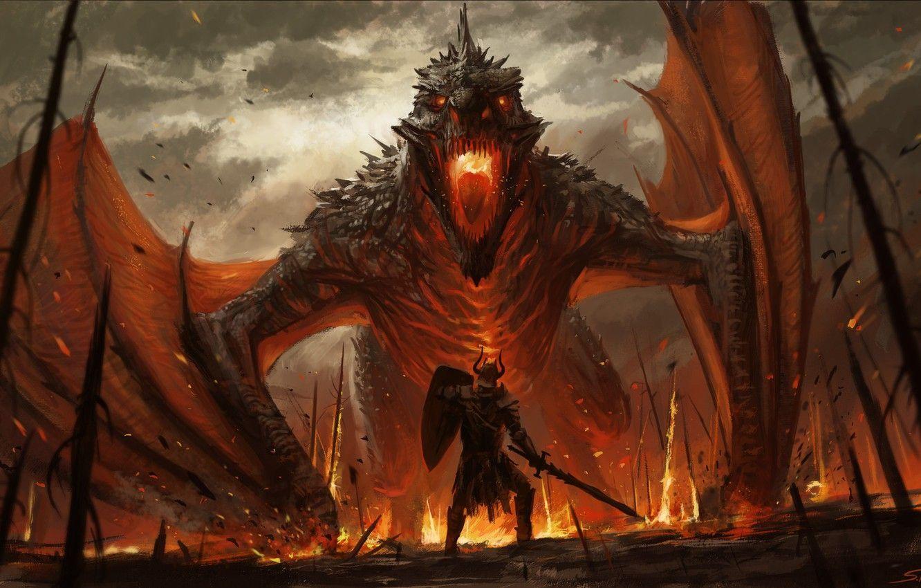 1332x850 Fire Monster Wallpaperwallpaper.dog
