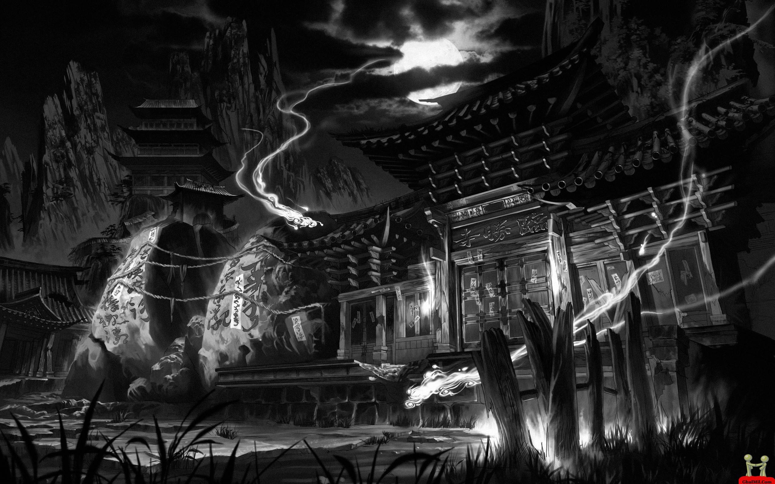 Japanese Black And White 4k Wallpapers  Wallpaper Cave