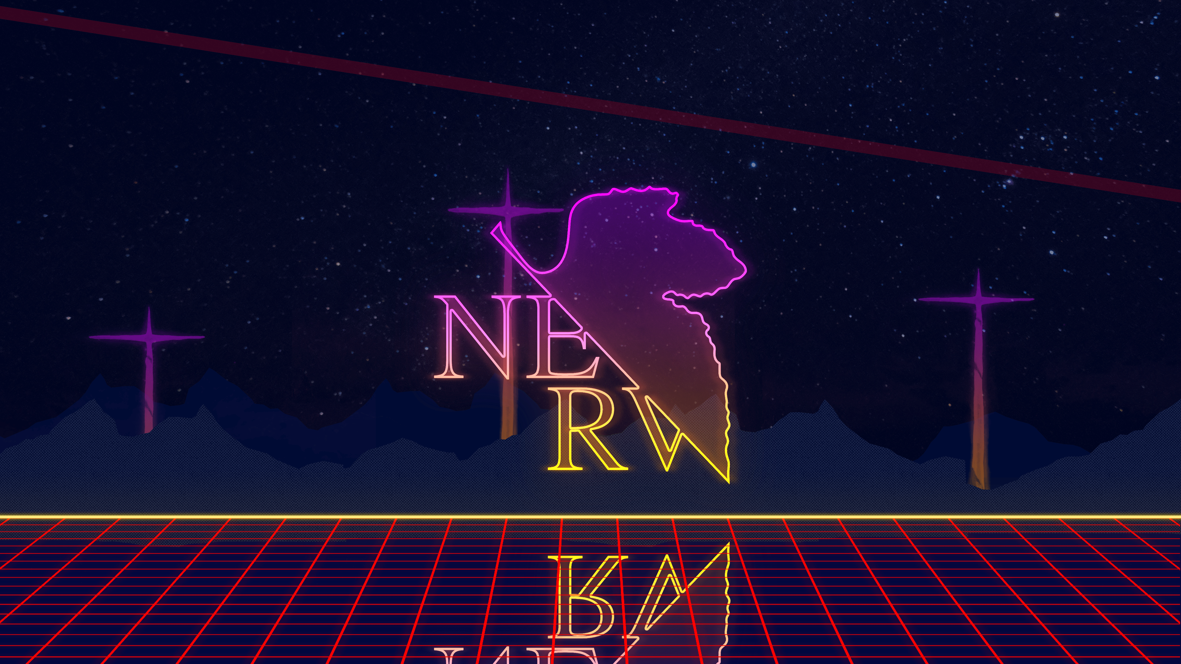 3840x2160 NERV Vaporwave Wallpaper 3840 x 2160 .