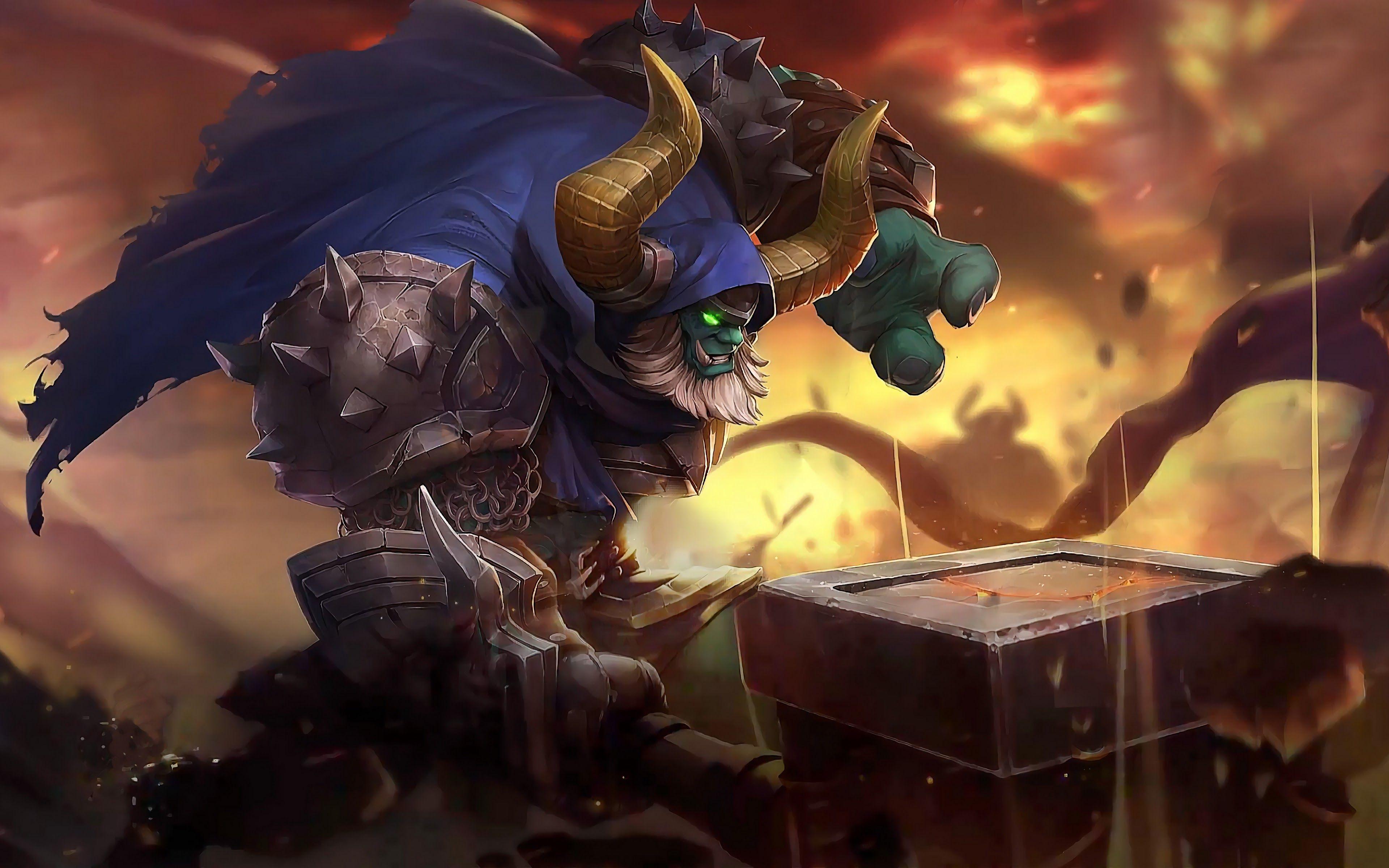 3840x2400 Minotaur Sacred Hammer Skin Mobile .