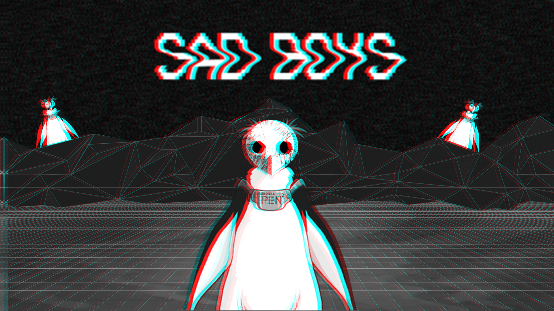 1920x1080 Vaporwave Evangelion Purple .line.