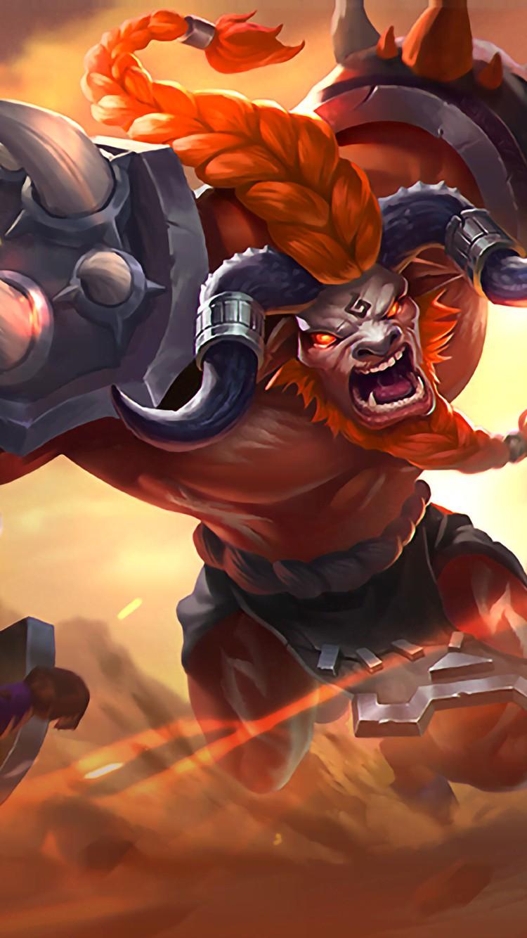 750x1334 Minotaur Mobile Legends Wallpaper .