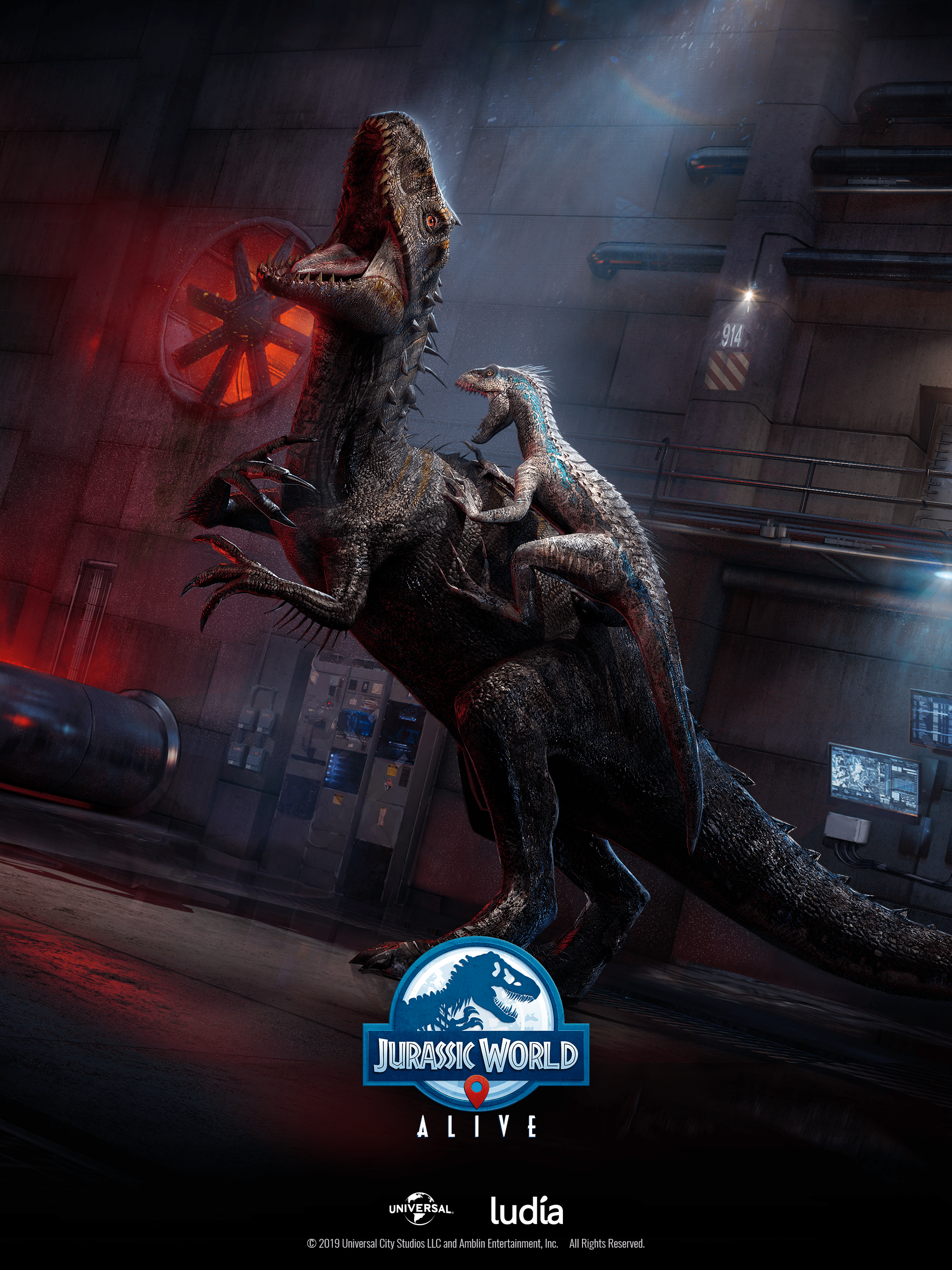 2048x2732 iPhone Jurassic World Alive .