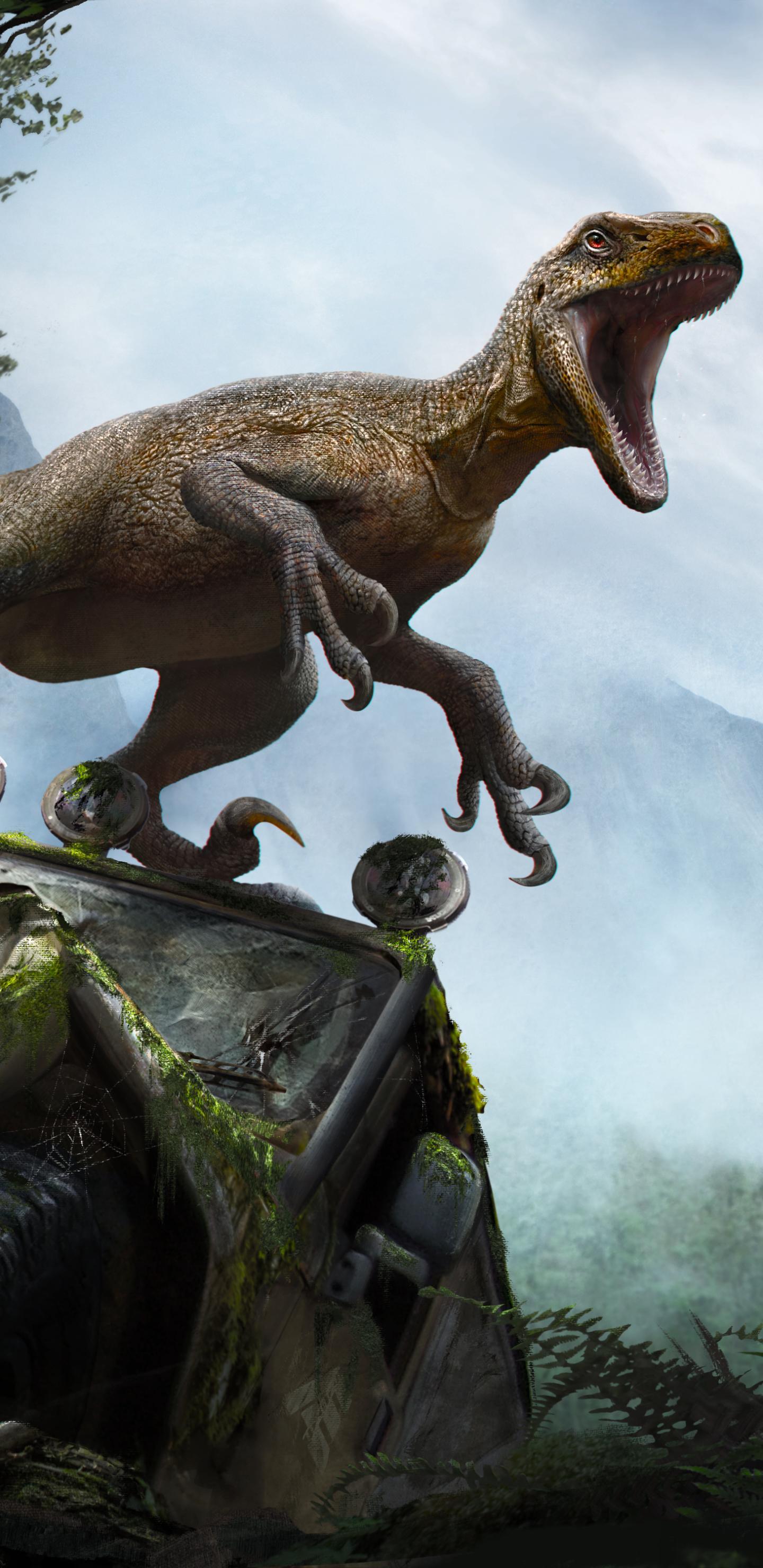 1440x2960 Dinosaur Full HD Mobile Wallpaper .