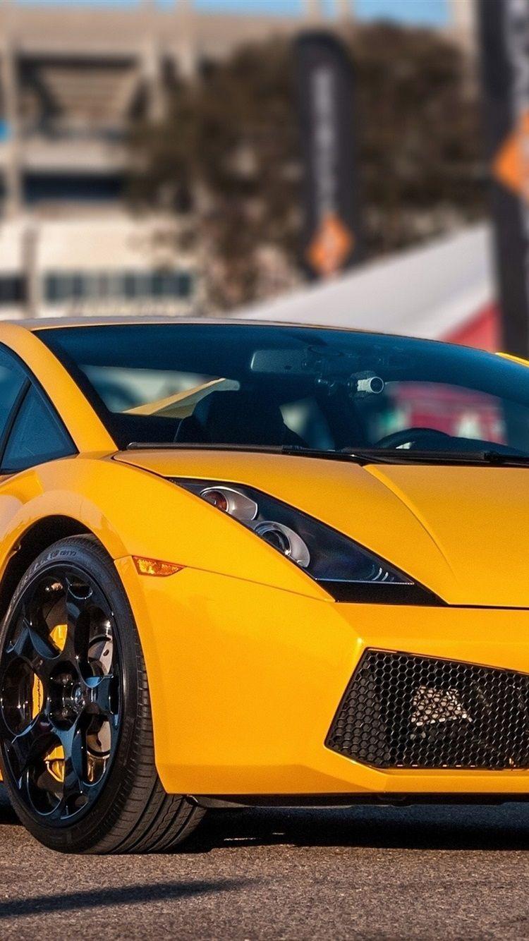 750x1334 Lamborghini Gallardo Yellow Supercar .best