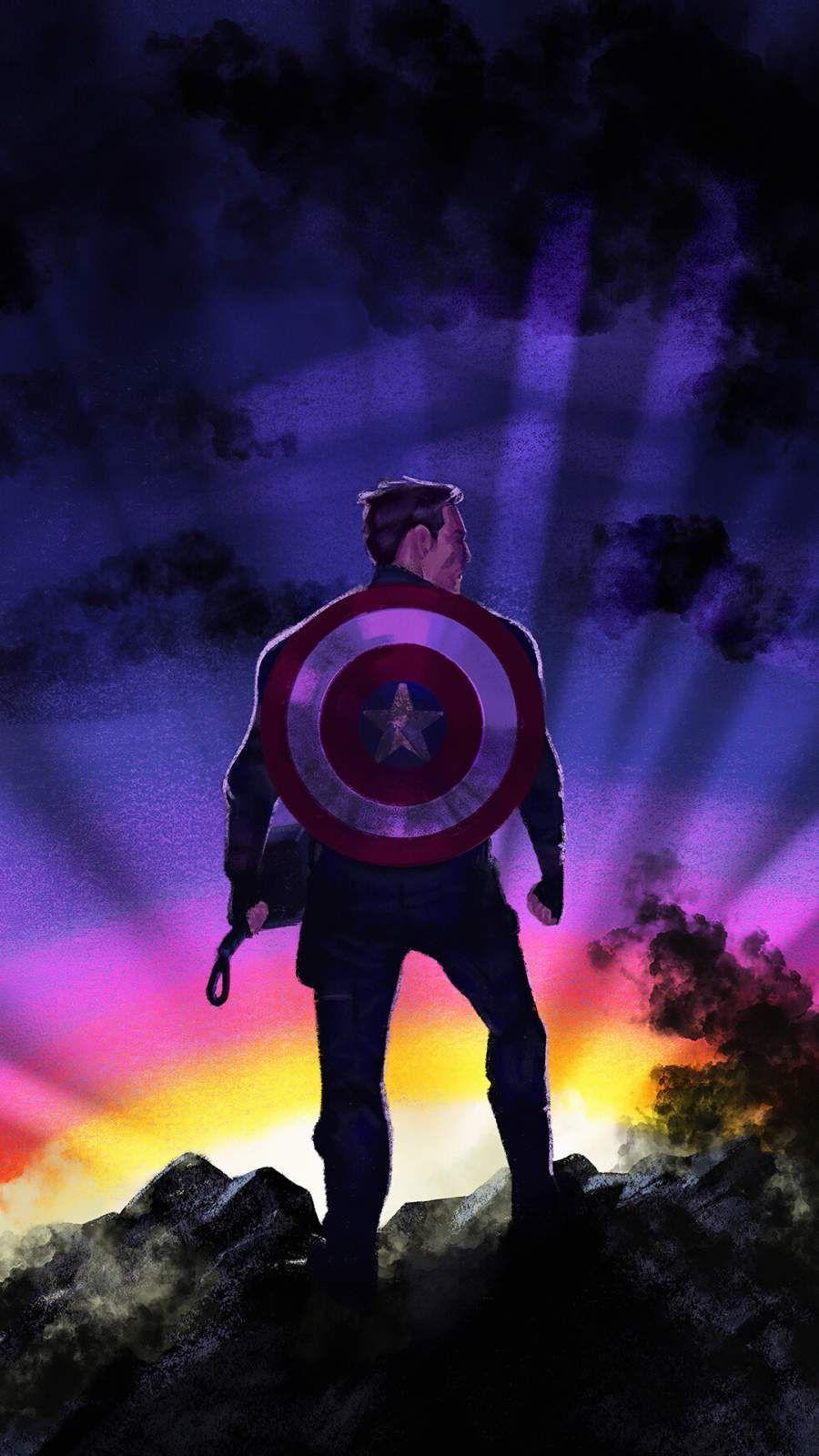 900x1600 Captain America Sunrise iPhone .com