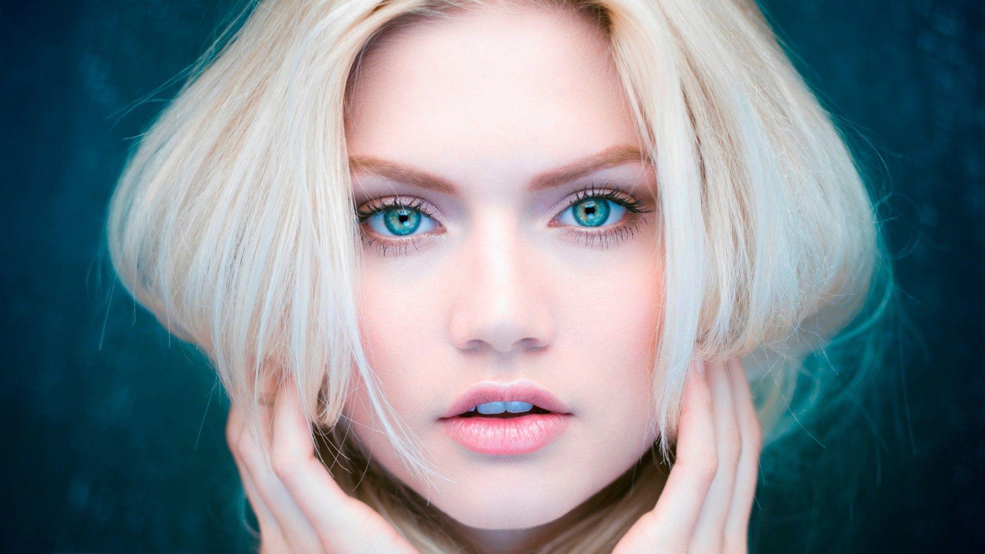 1920x1080 Desktop Wallpaper Blonde, Girl, Blue Eyes, HD Image, Picture, Background, 2fsaau