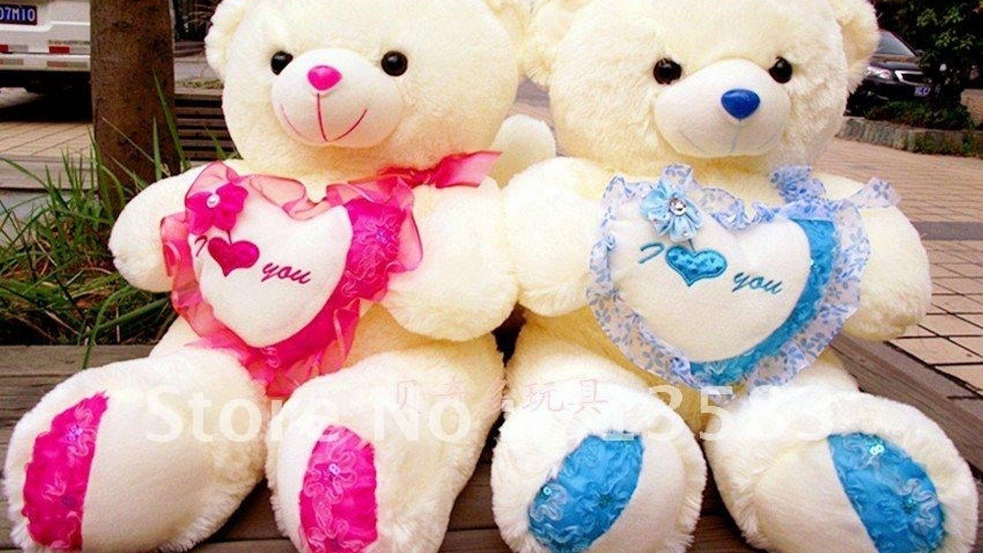 1920x1080 Teddy Bear 3D Wallpaper