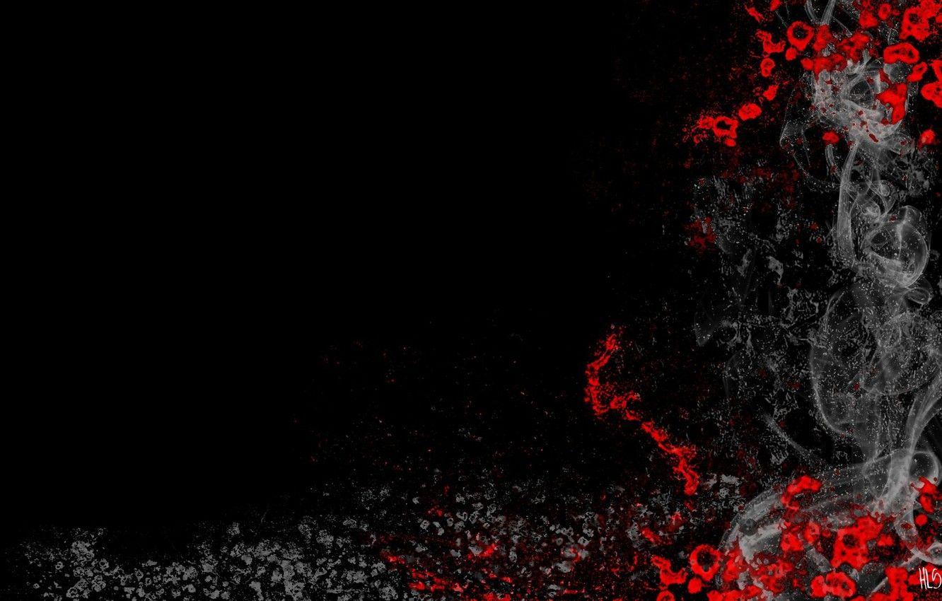 1332x850 Wallpaper red, blood, smoke
