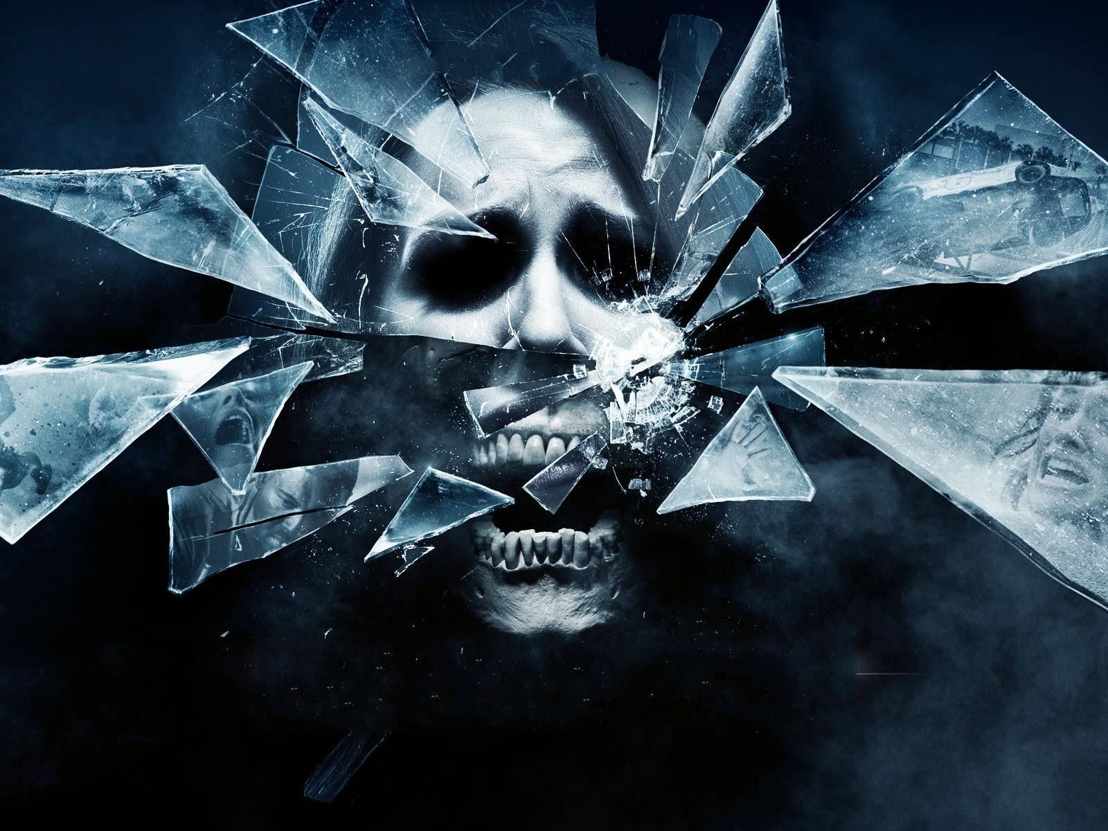 1600x1200 skulls, glass, Final Destination, Scary .sf.co.ua