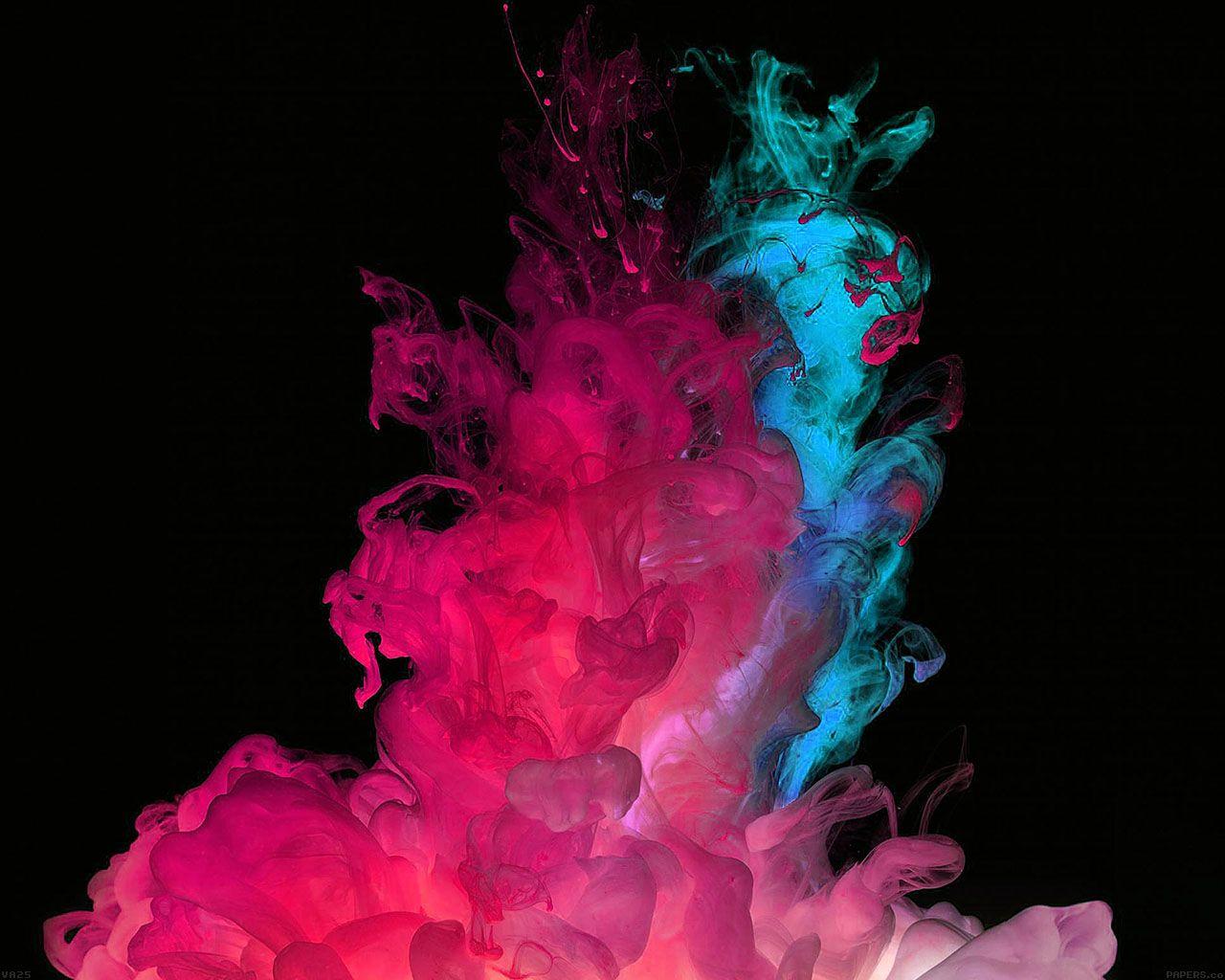 1280x1024 Lg G3 Red Smoke Dark Pattern .