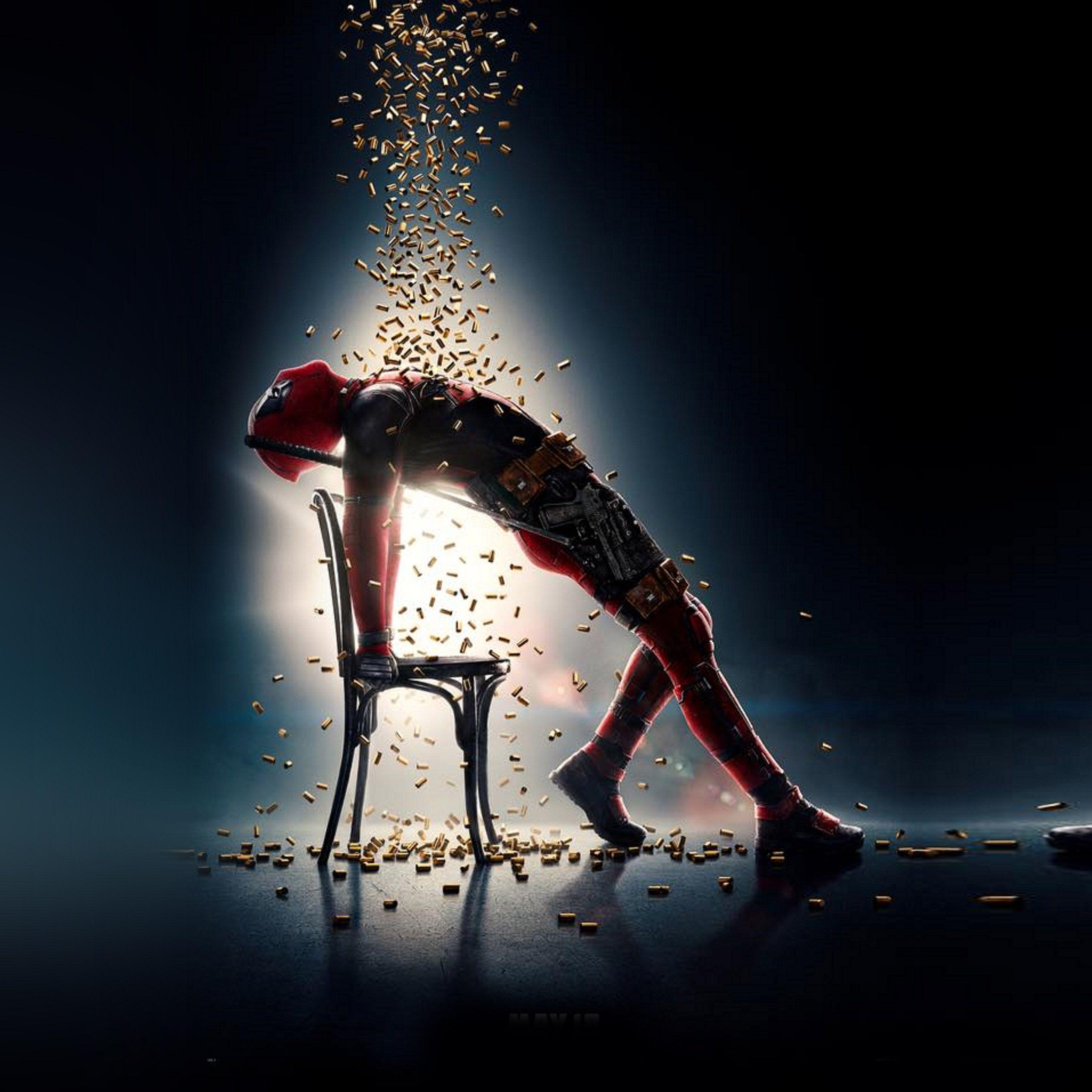 2732x2732 Deadpool 2 Hero Marvel Anime Art .