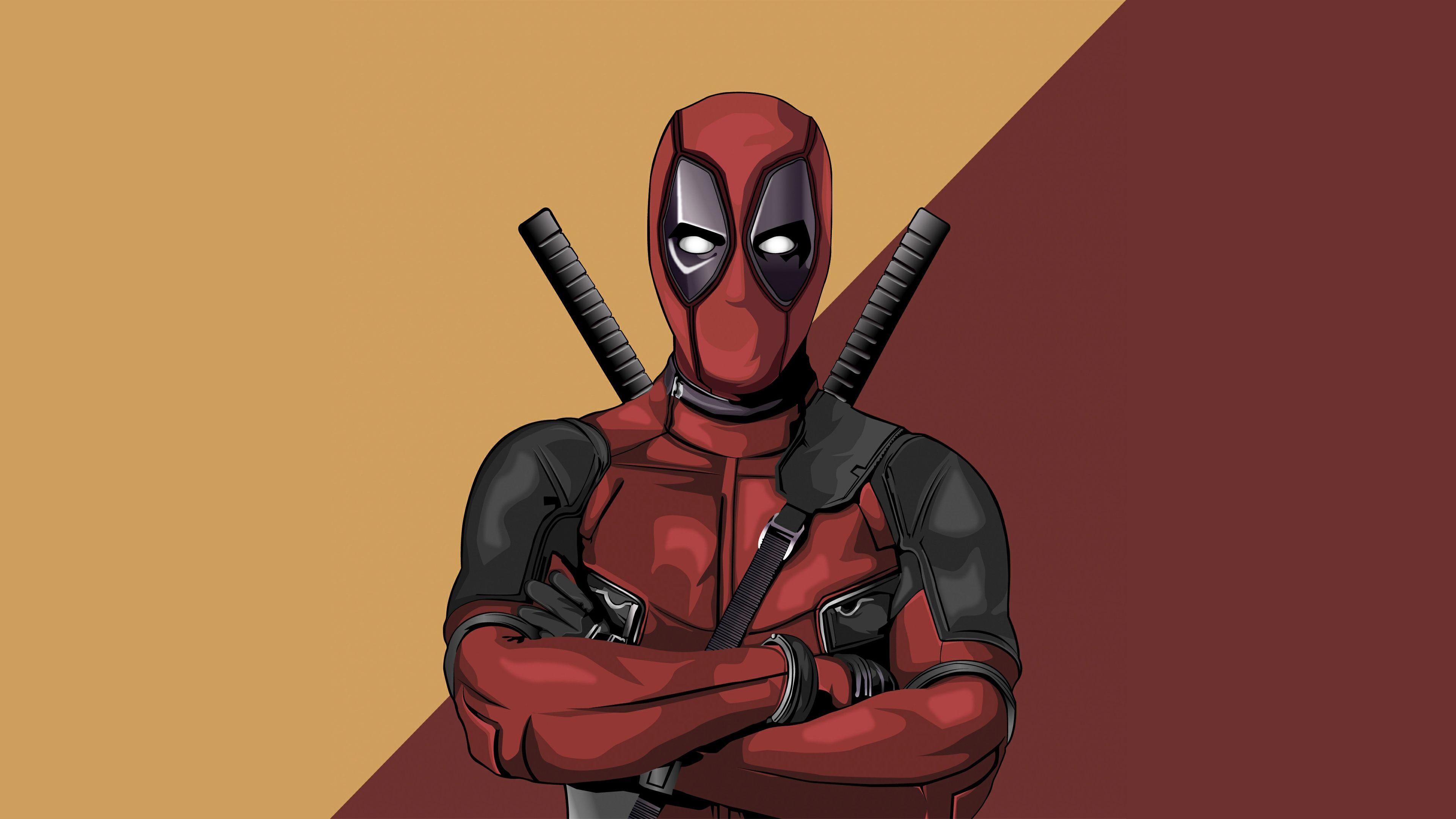 3840x2160 Deadpool Vector Artwork 4k, HD .
