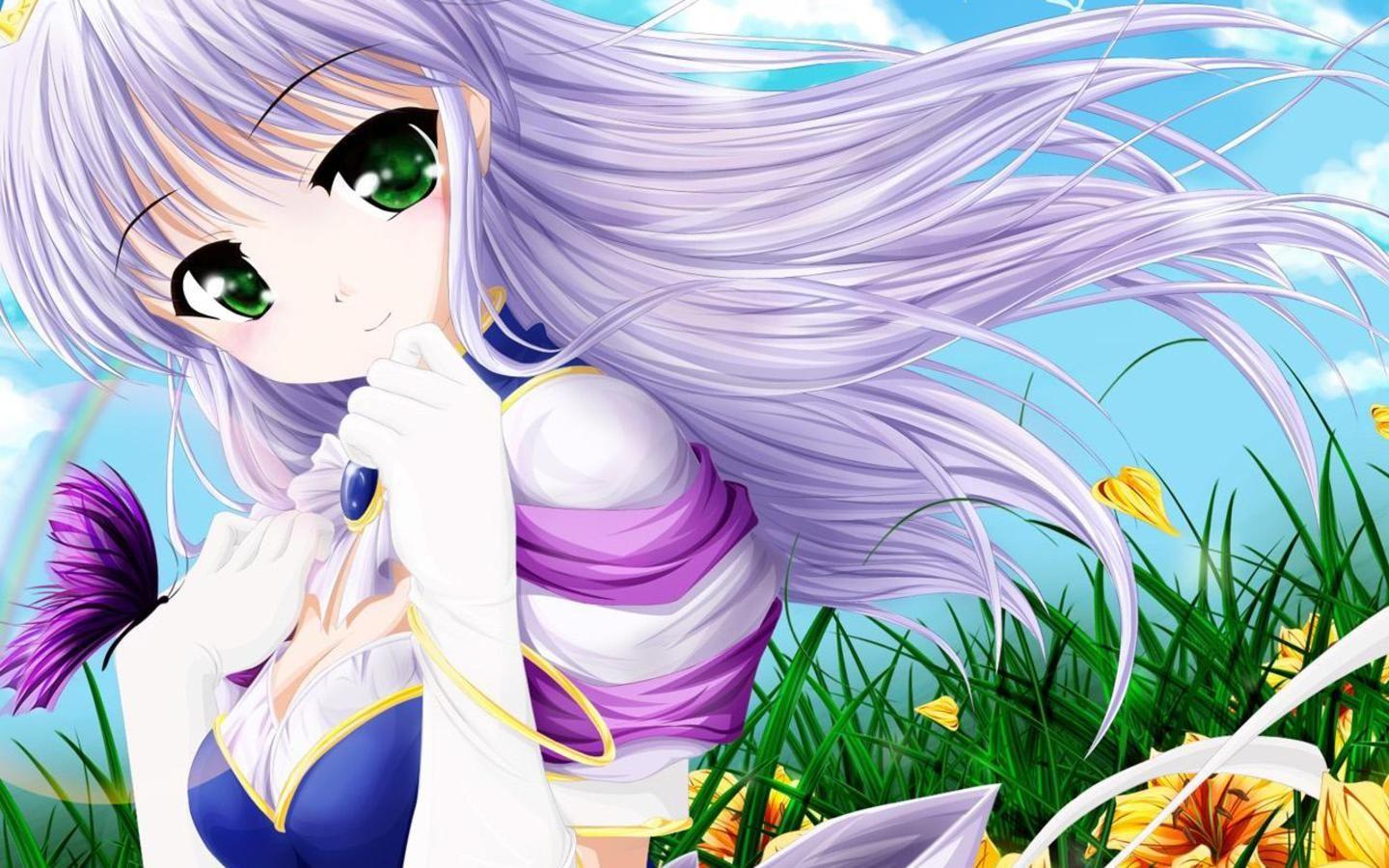 1440x900 Blue Shirt Cute Anime Wallpaper Anime Fairy Girl