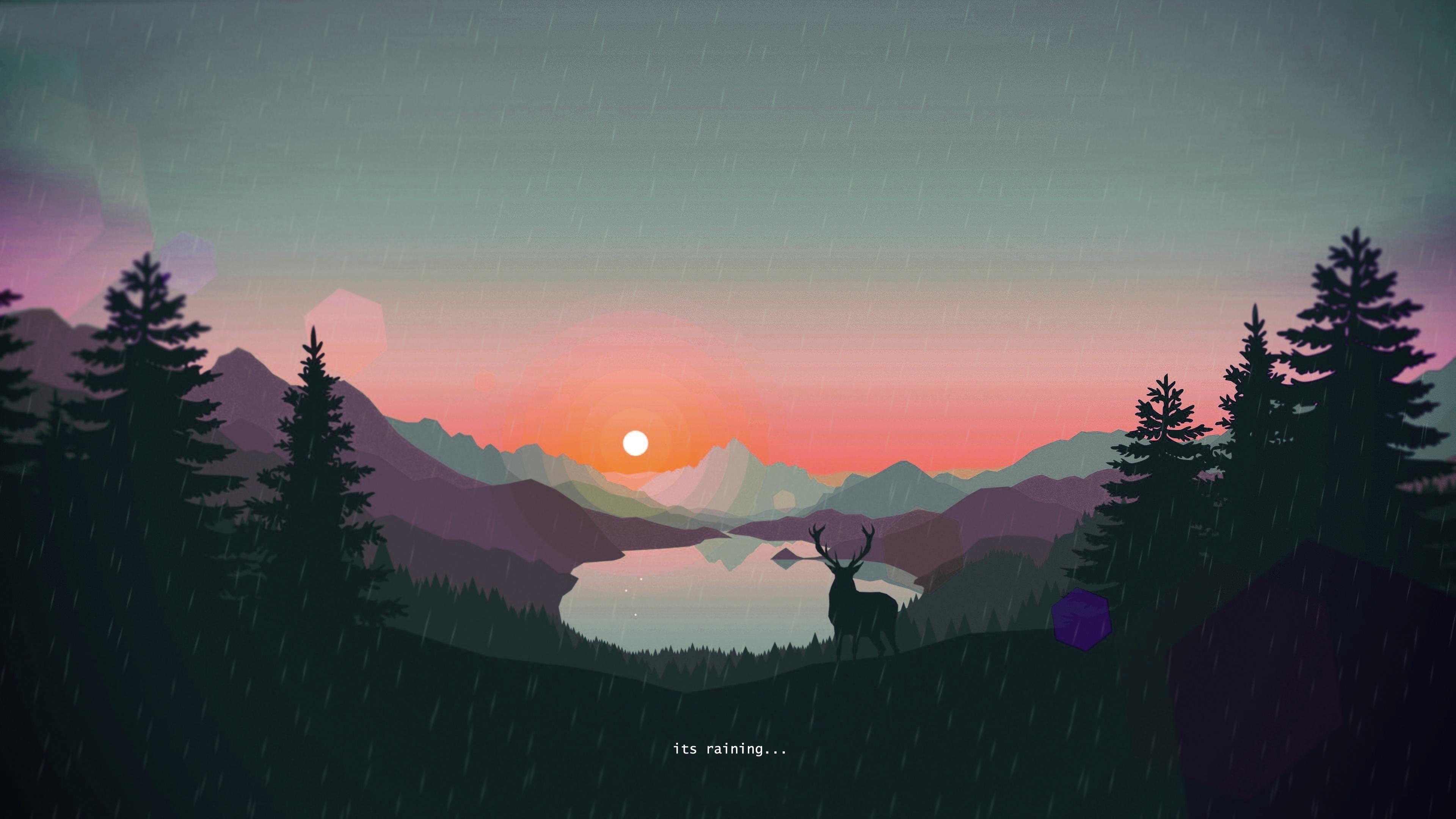 3840x2160 Sad Summer Rain Wallpaper For Your Computer HD Wallpaper