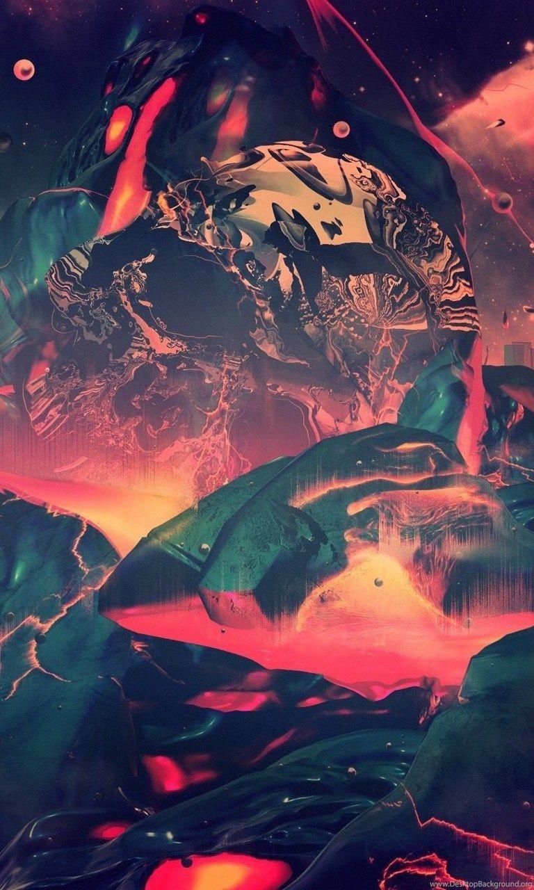 768x1280 HD Psychedelic Wallpaper .