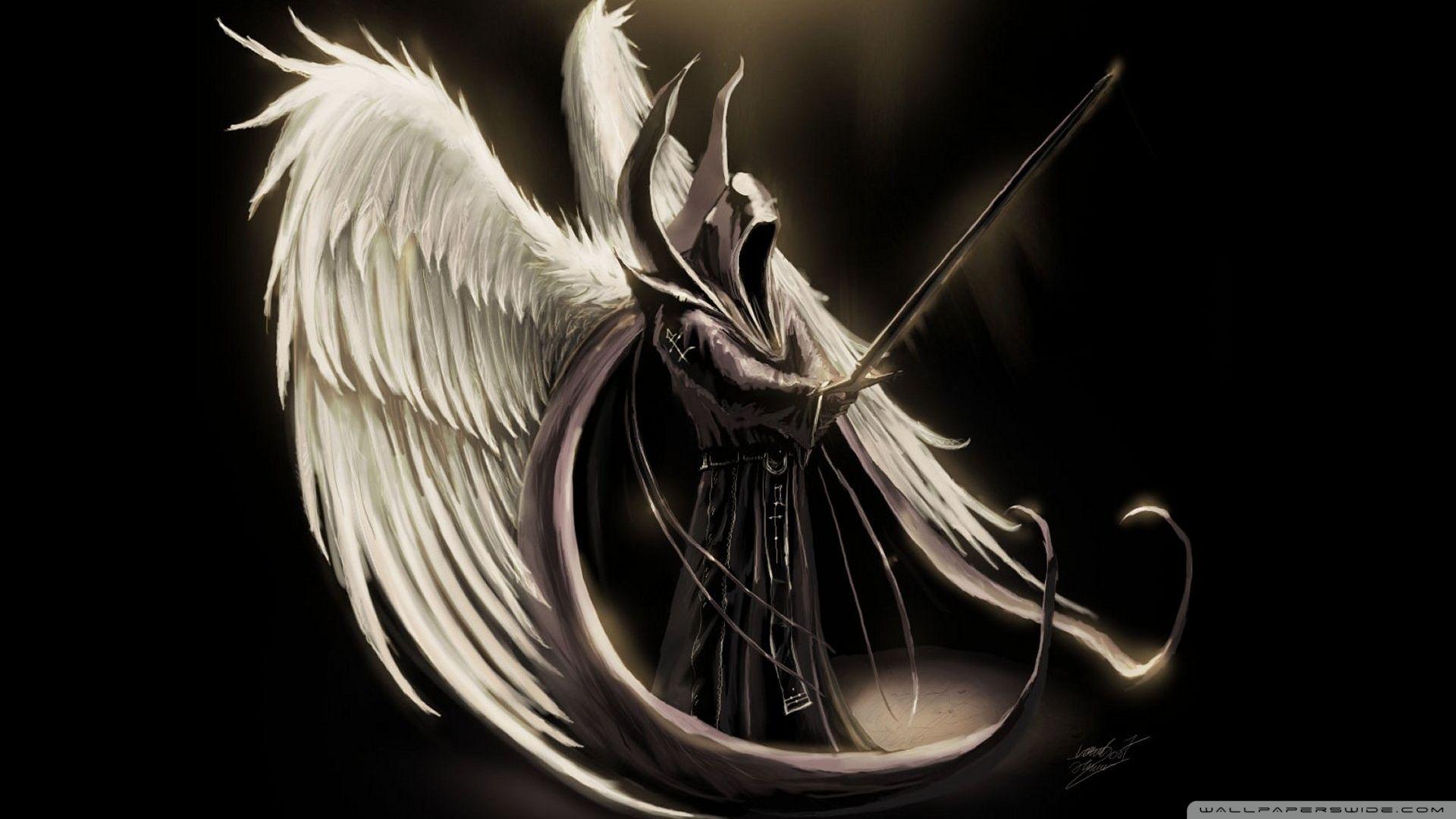 Download Anime Boy Dark Angel Of Death Wallpaper