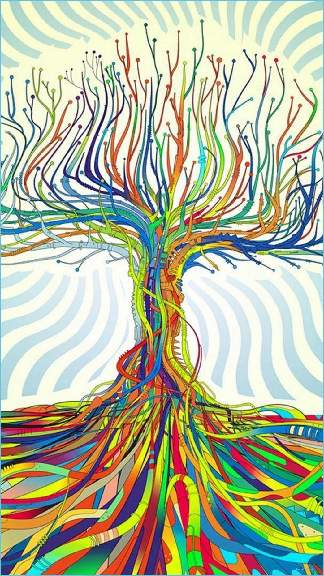 1047x1862 Wallpaper Trippy Art Android .