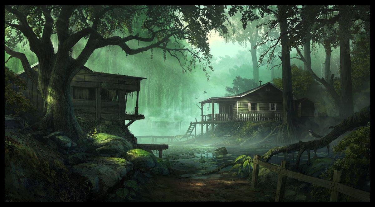 1202x665 Louisiana Swamp Scene Wallpaper