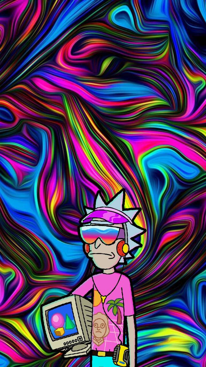 720x1280 Trippy Rick wallpaper by iAmJonnyStark .