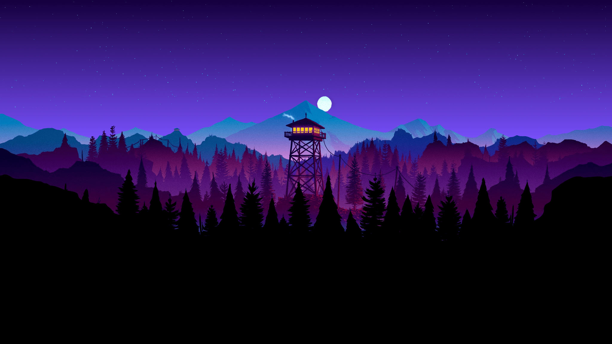 firewatch wallpapers iphone