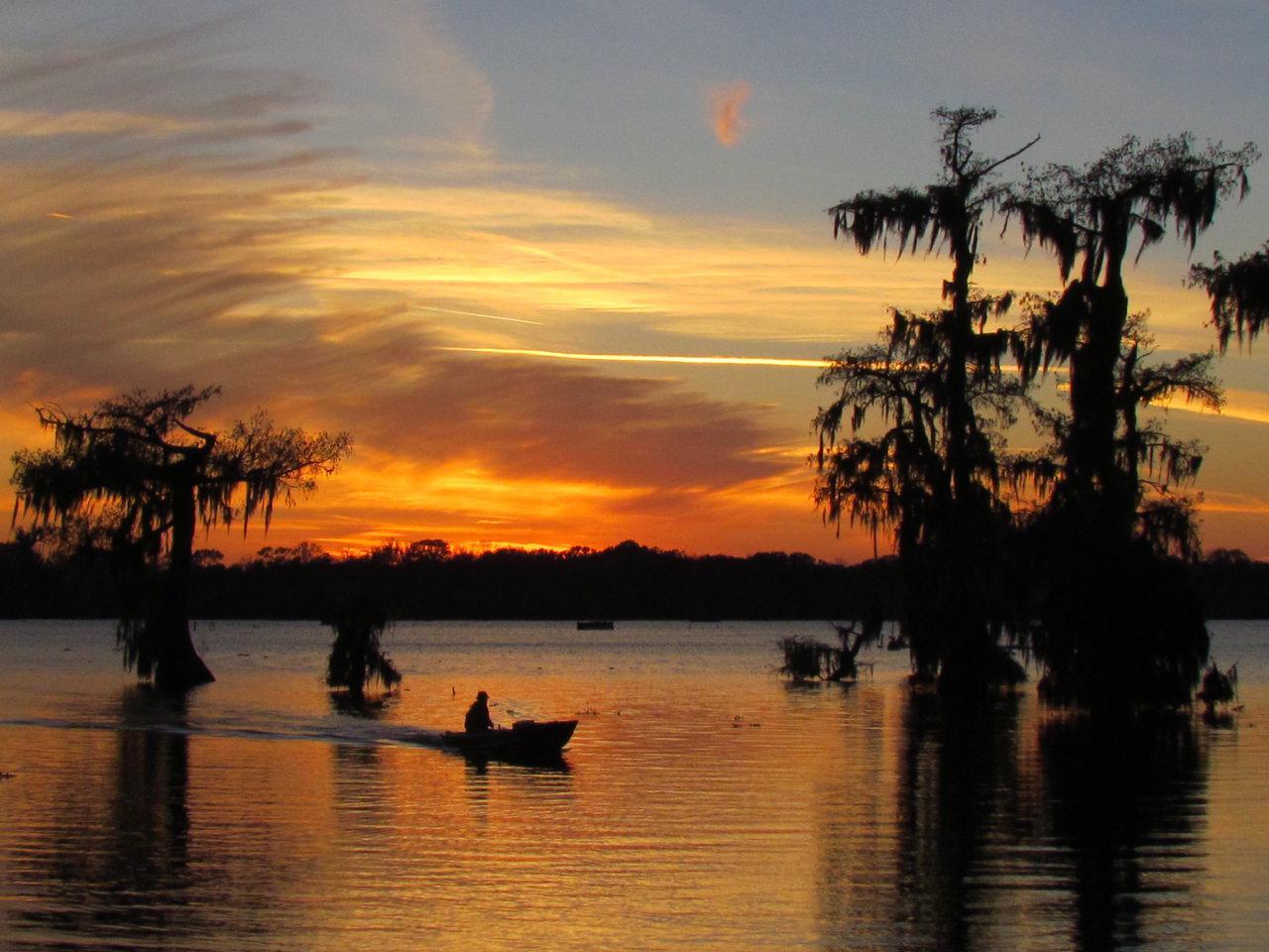 1280x960 Louisiana Bayou Sunset