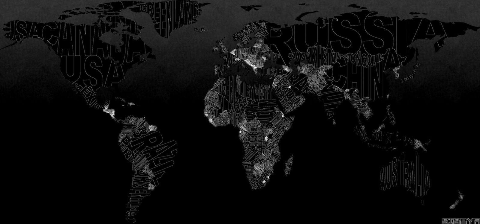 1600x749 World Map Desktop Wallpaper Group Wallpaper