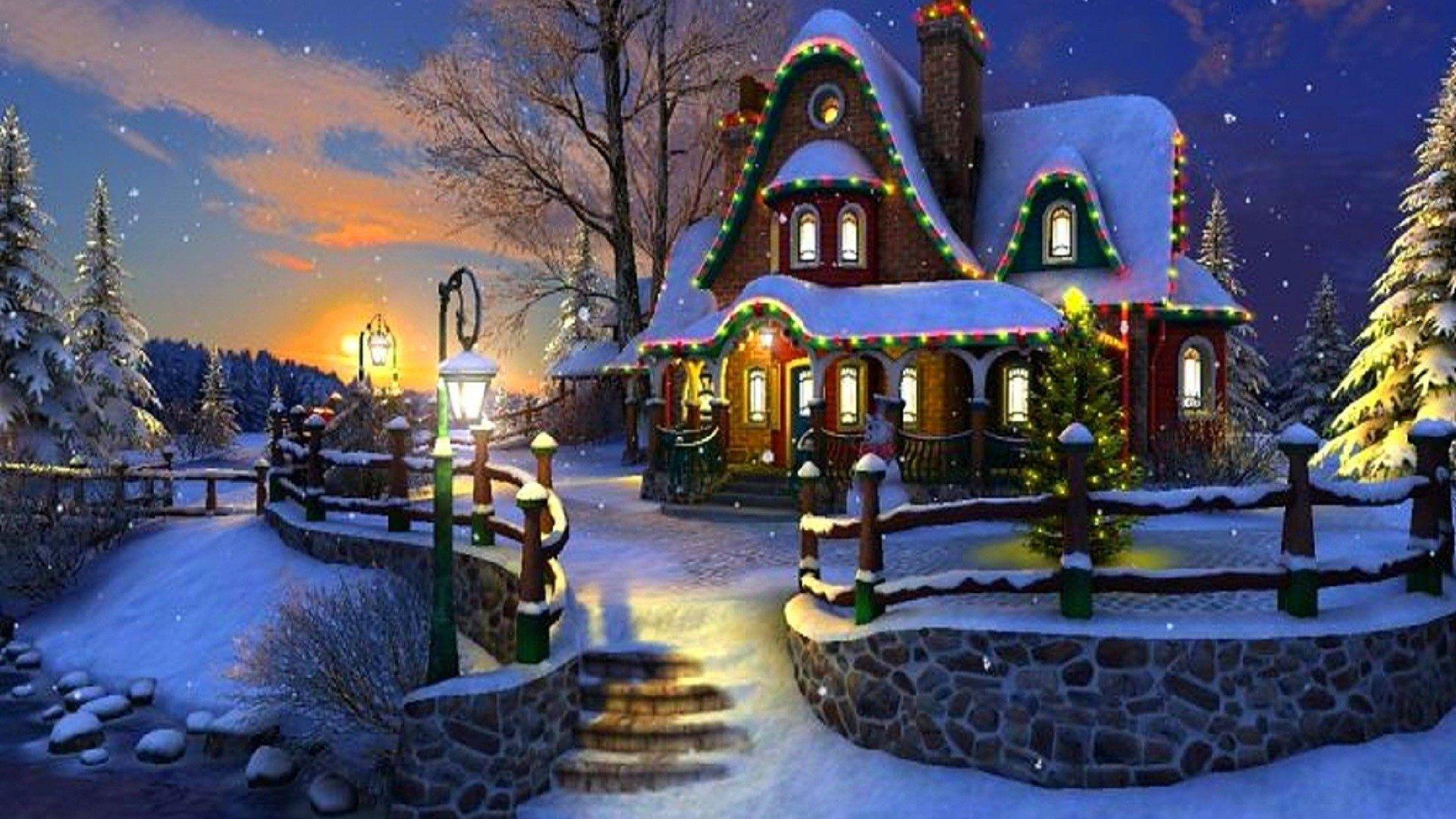 Christmas Scenery HD Wallpapers - Top Free Christmas Scenery HD Backgrounds - WallpaperAccess