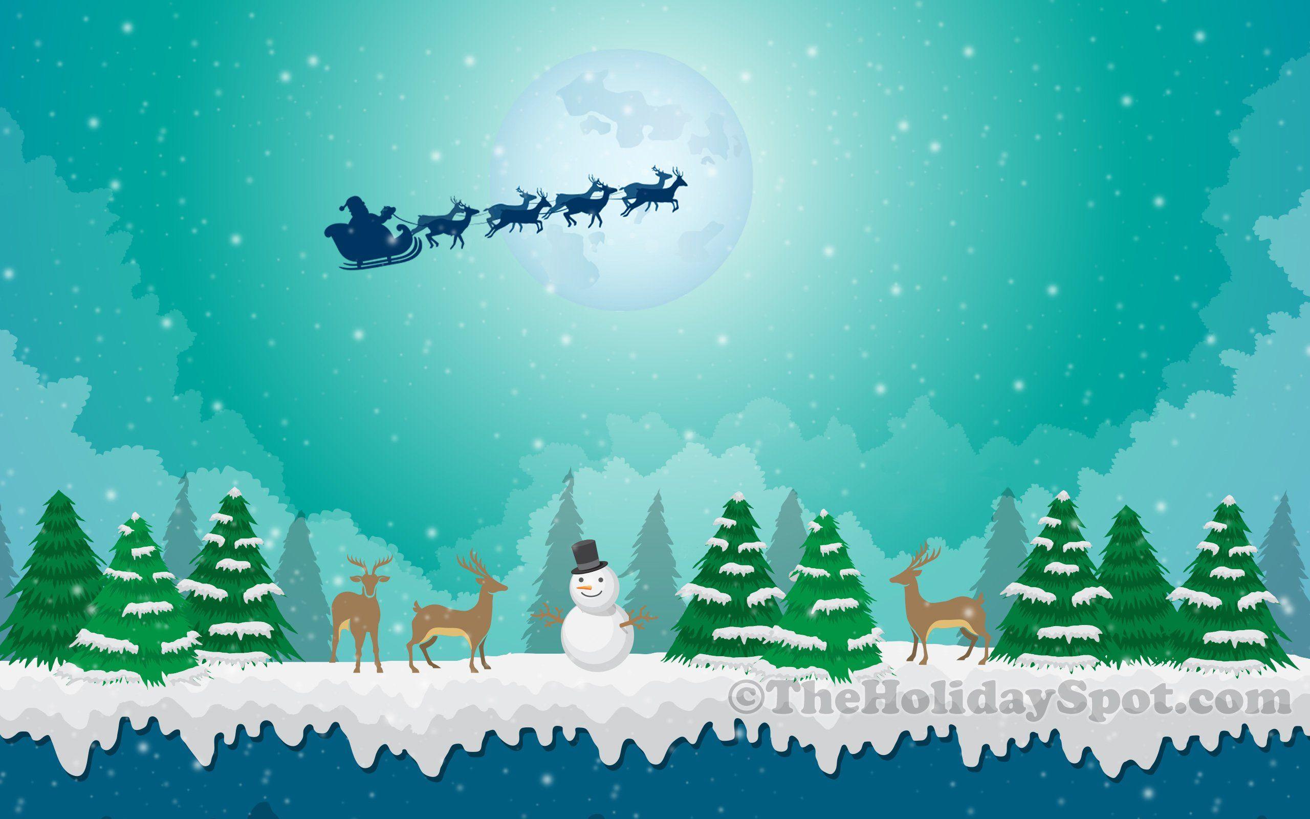2560x1600 Christmas Landscape Wallpaper 2560×1600 .