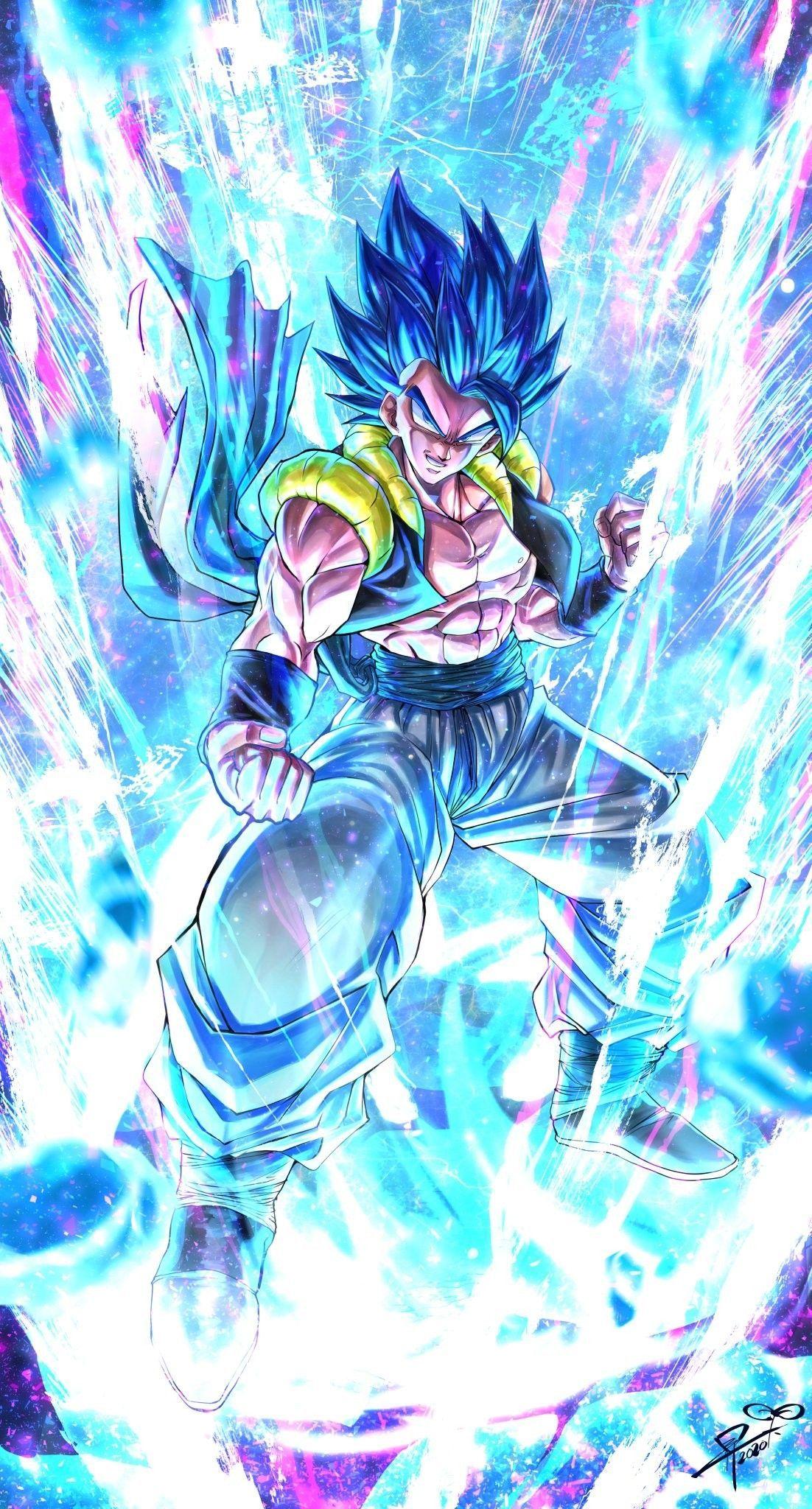 Mobile wallpaper: Anime, Gogeta (Dragon Ball), Super Saiyan Blue, Dragon  Ball Super: Broly, 1342696 download the picture for free.