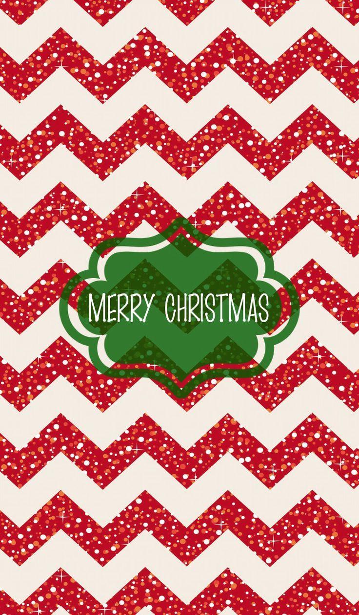 736x1258 Free download Glitter red chevron Merry .