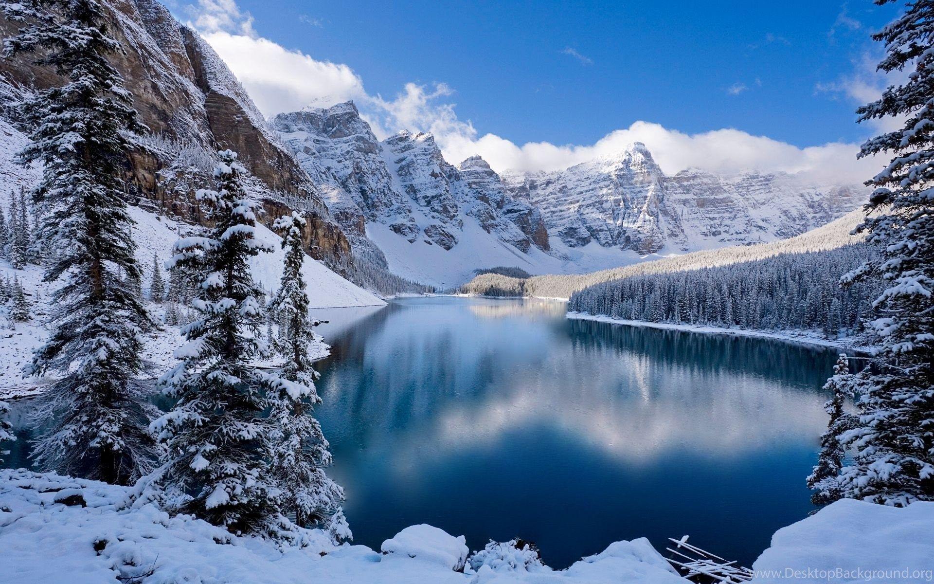 1920x1200 Christmas Landscape Desktop Wallpaper .