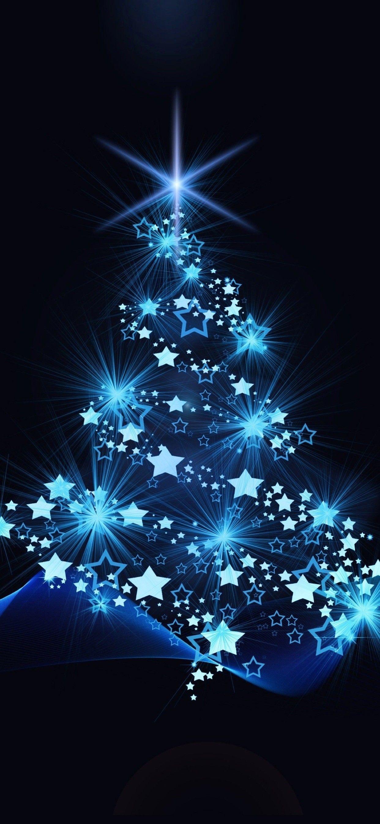 1242x2689 Glitter Christmas Wallpaper .