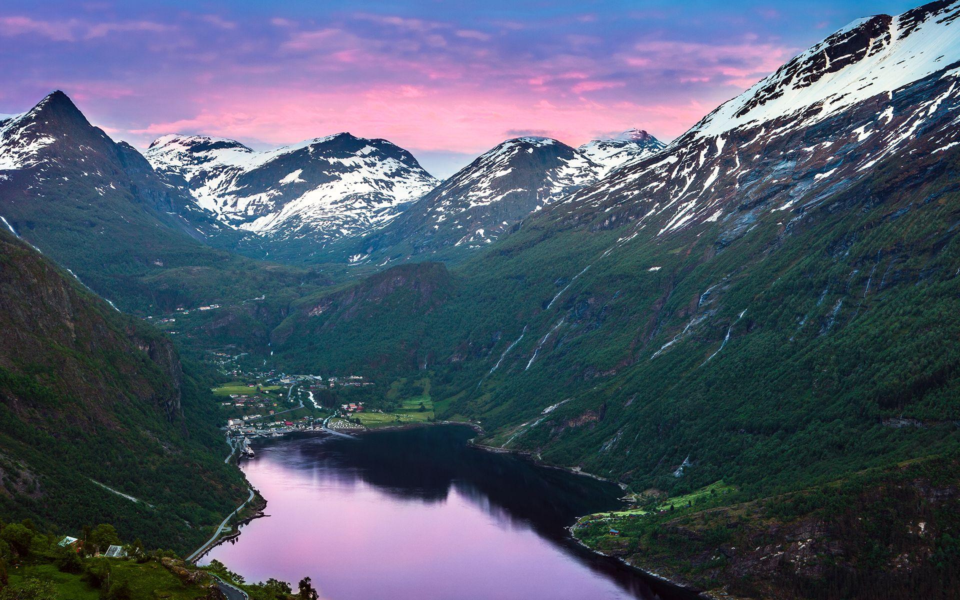 1920x1200 Fjord By Lowe Rehnberg