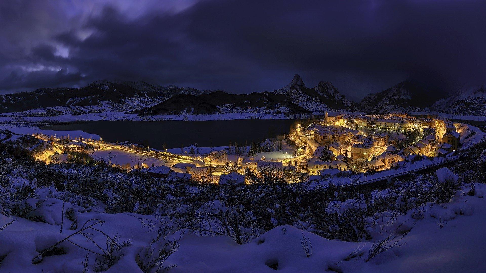 1920x1080 Winter Night 1920x1080 Wallpaper .
