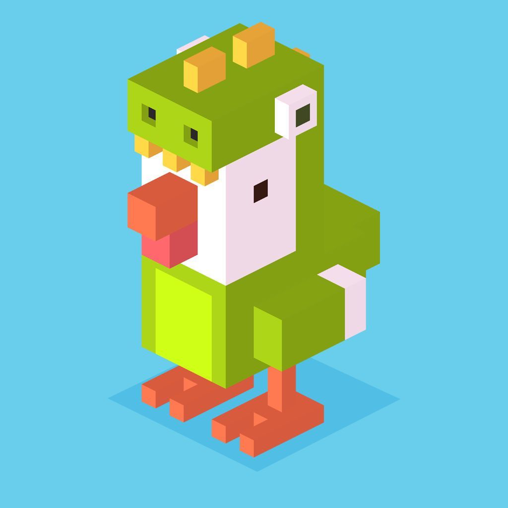 1024x1024 Crossy Road Wallpaper