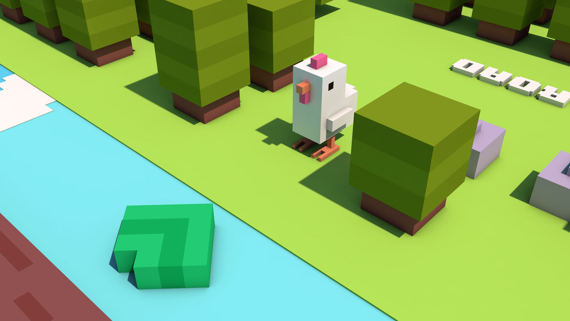 1920x1080 Crossy Road (5). Image - Behance