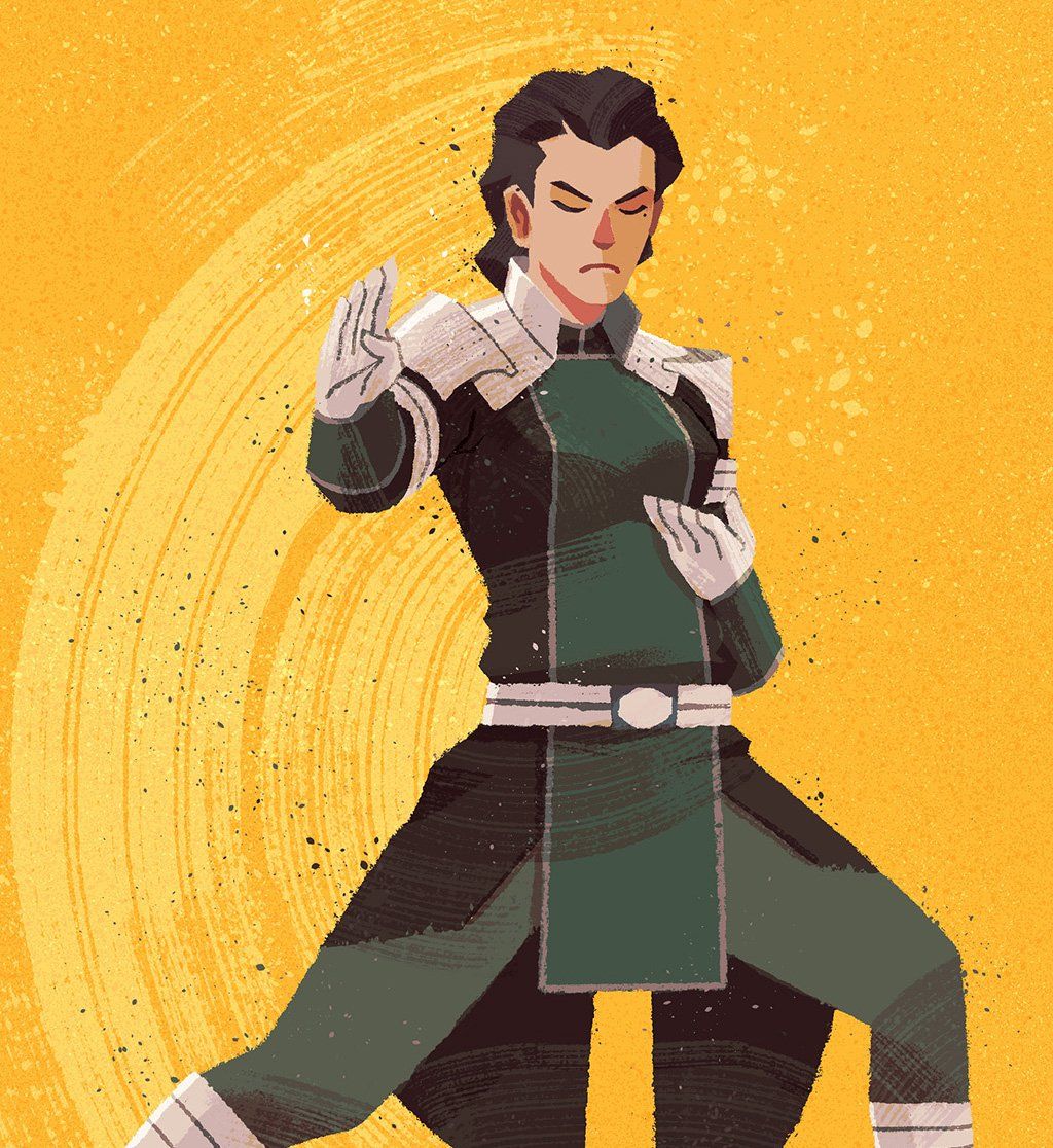 1024x1116 borgdraws⁣ on X: Kuvira is a beautiful, regal, ruthless and vicious villain. Plus she's got those majestic eyebrows. I'm legit scared of her. / X