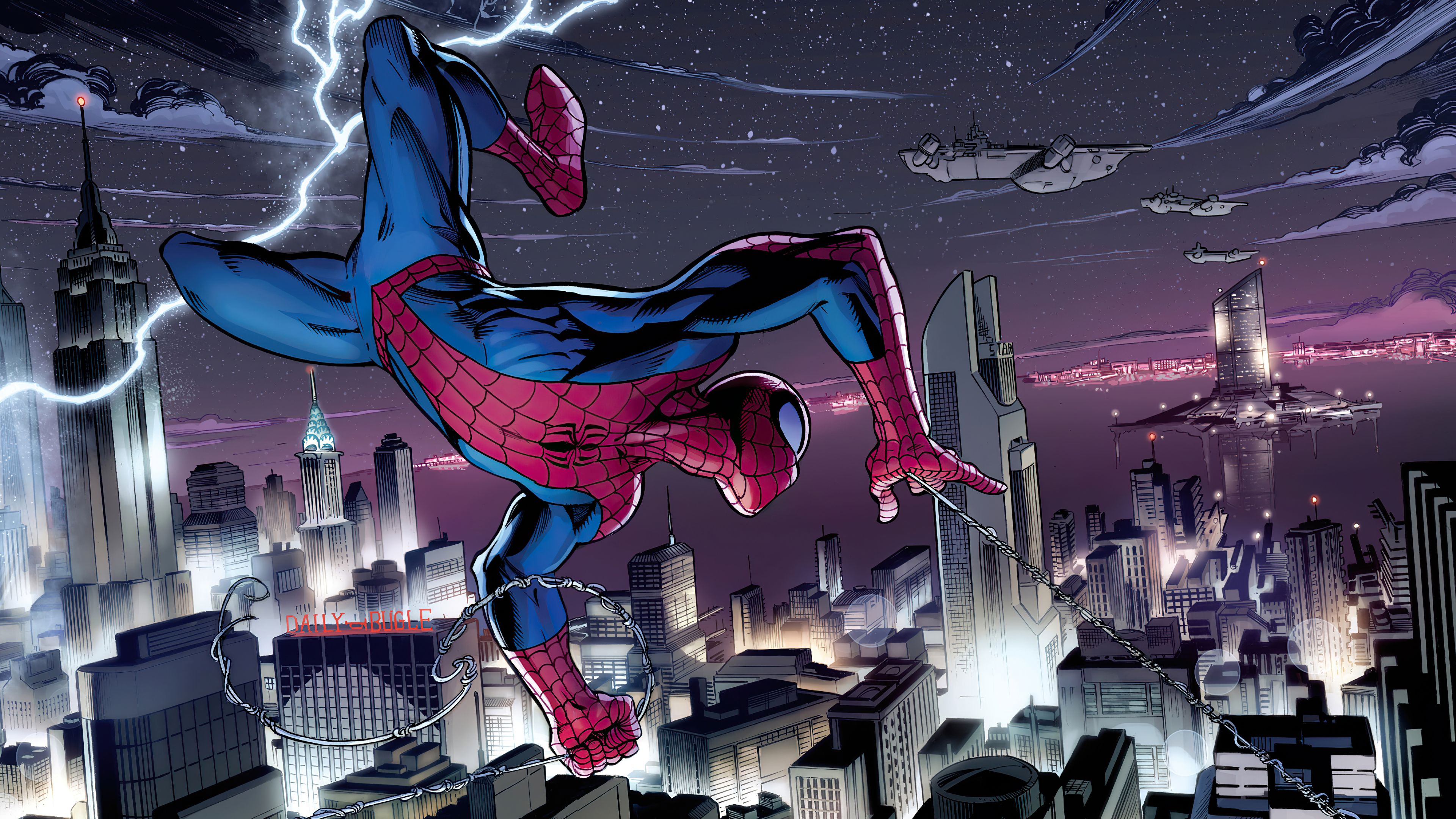 3840x2160 Ultimate Spider Man Desktop Wallpaper